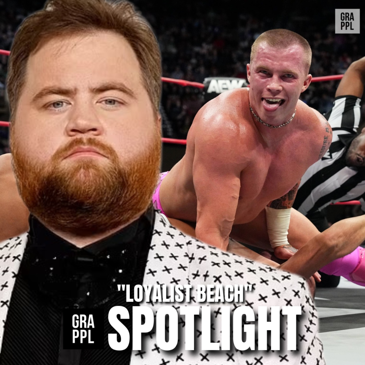 Spotlight: “Loyalist Beach” (WWE vs AEW, ESPN, Forbidden Door, Brock vs Cena, G1 Climax) episode artwork