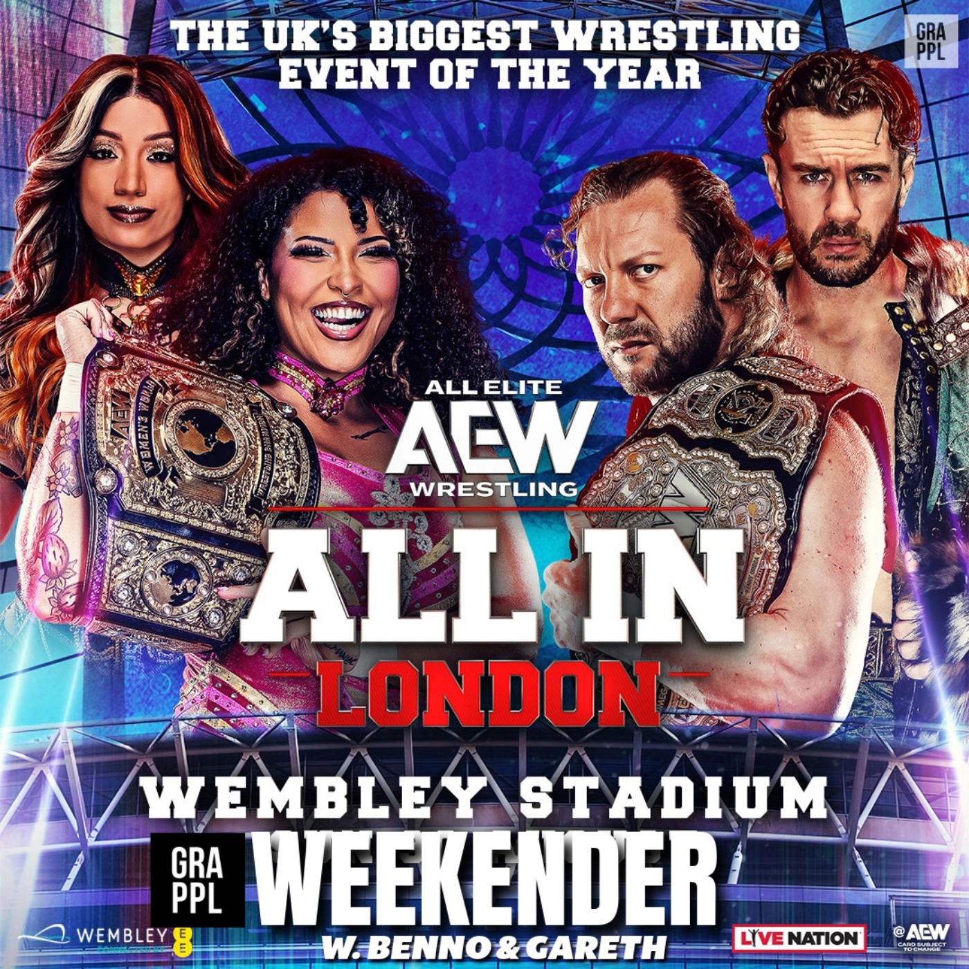 AEW All In Weekend FULL PREVIEW, Dynamite, Tony Khan, Ospreay | GRAPPL Weekender w. Benno & Gareth episode artwork