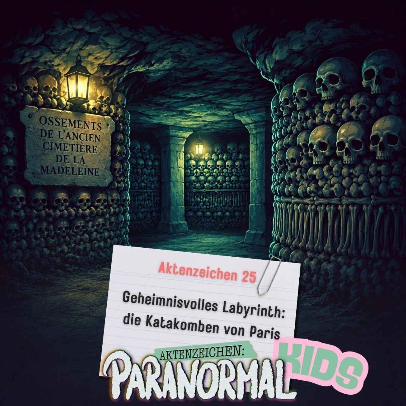 AZ KIDS #25 - Geheimnisvolles Labyrinth: die Katakomben von Paris episode artwork