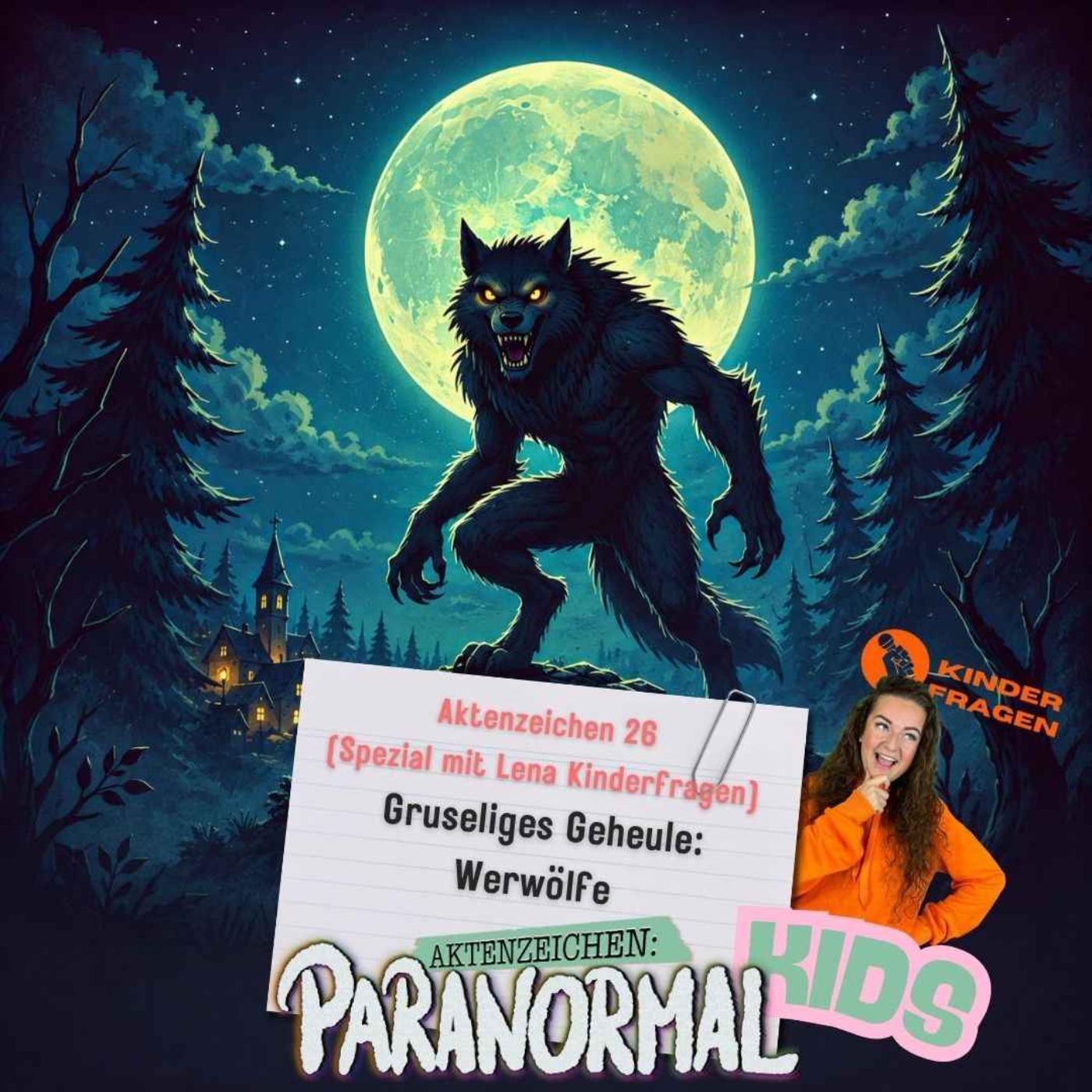 AZ KIDS #26 - Gruseliges Geheule: Werwölfe | mit Lena Kinderfragen episode artwork