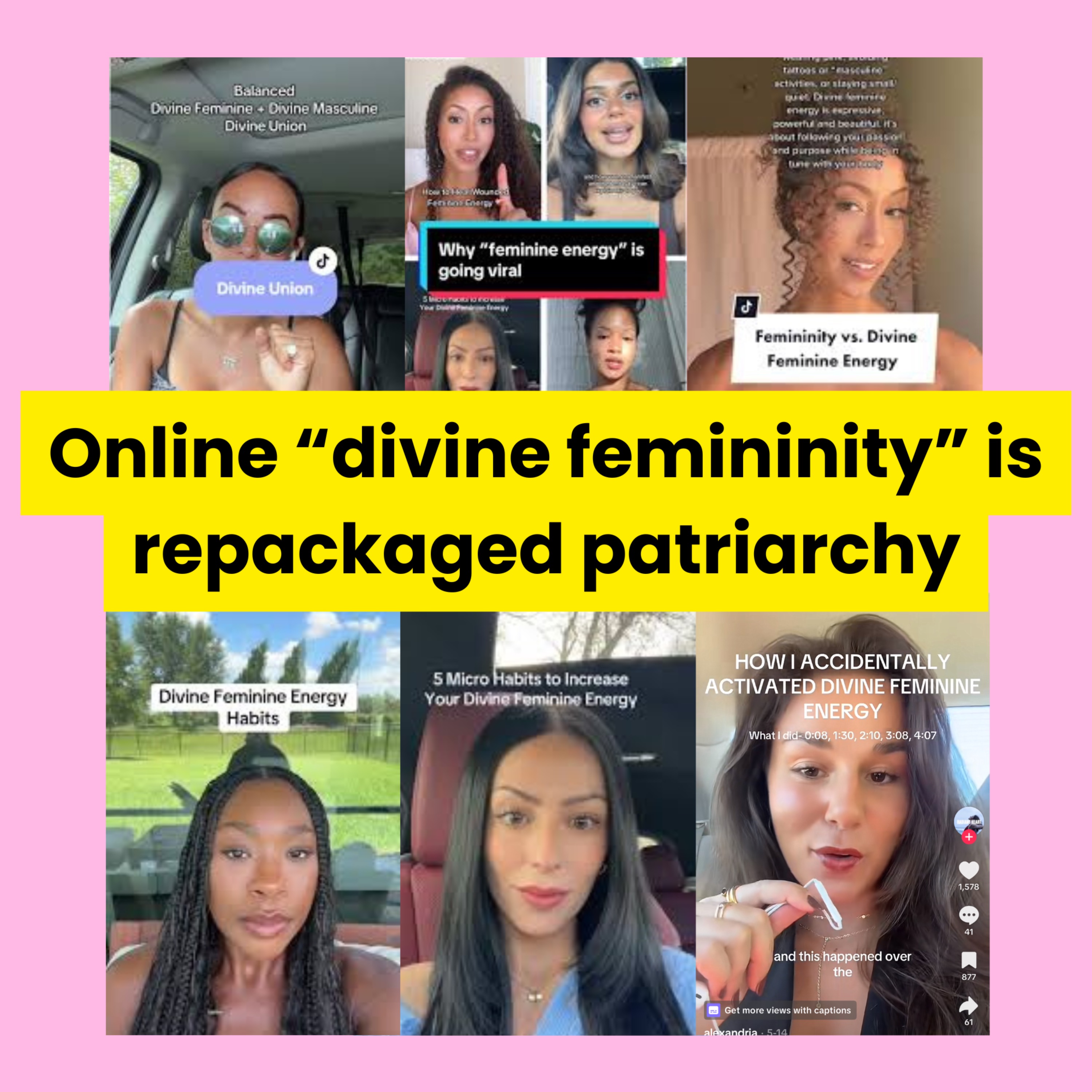 The truth about online "divine femininity" The truth about online "divine femininity"