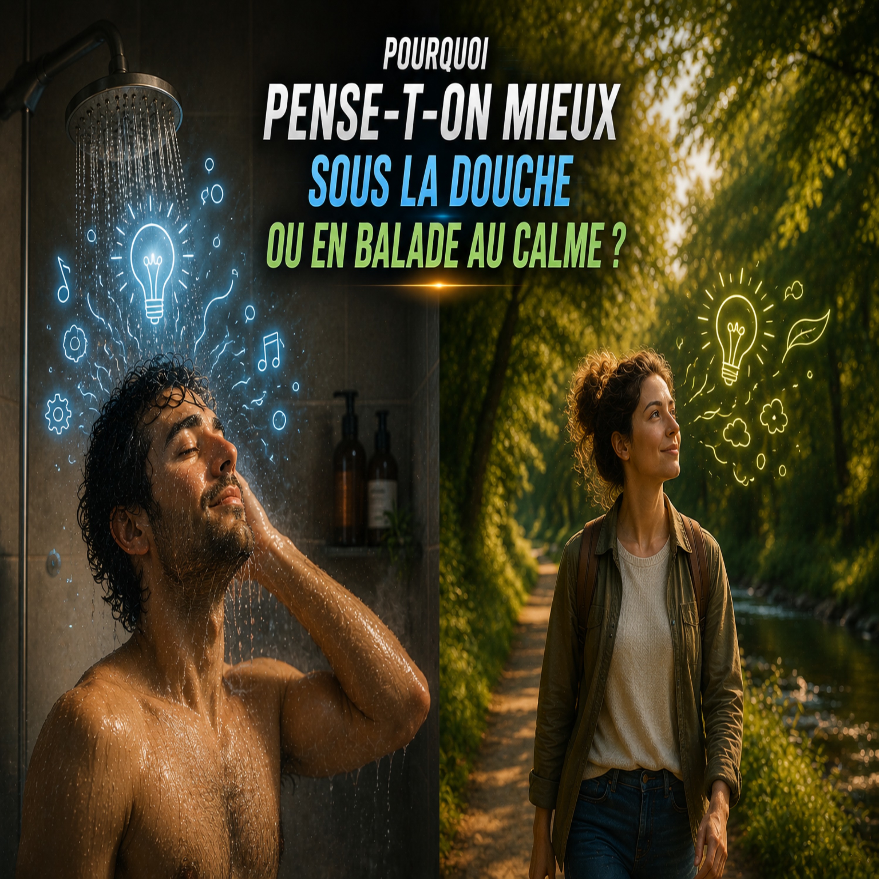 Instant Stress N°210:  #pourquoi pense-t-on mieux sous la #douche ou en #balade ? #santé #créativité episode artwork