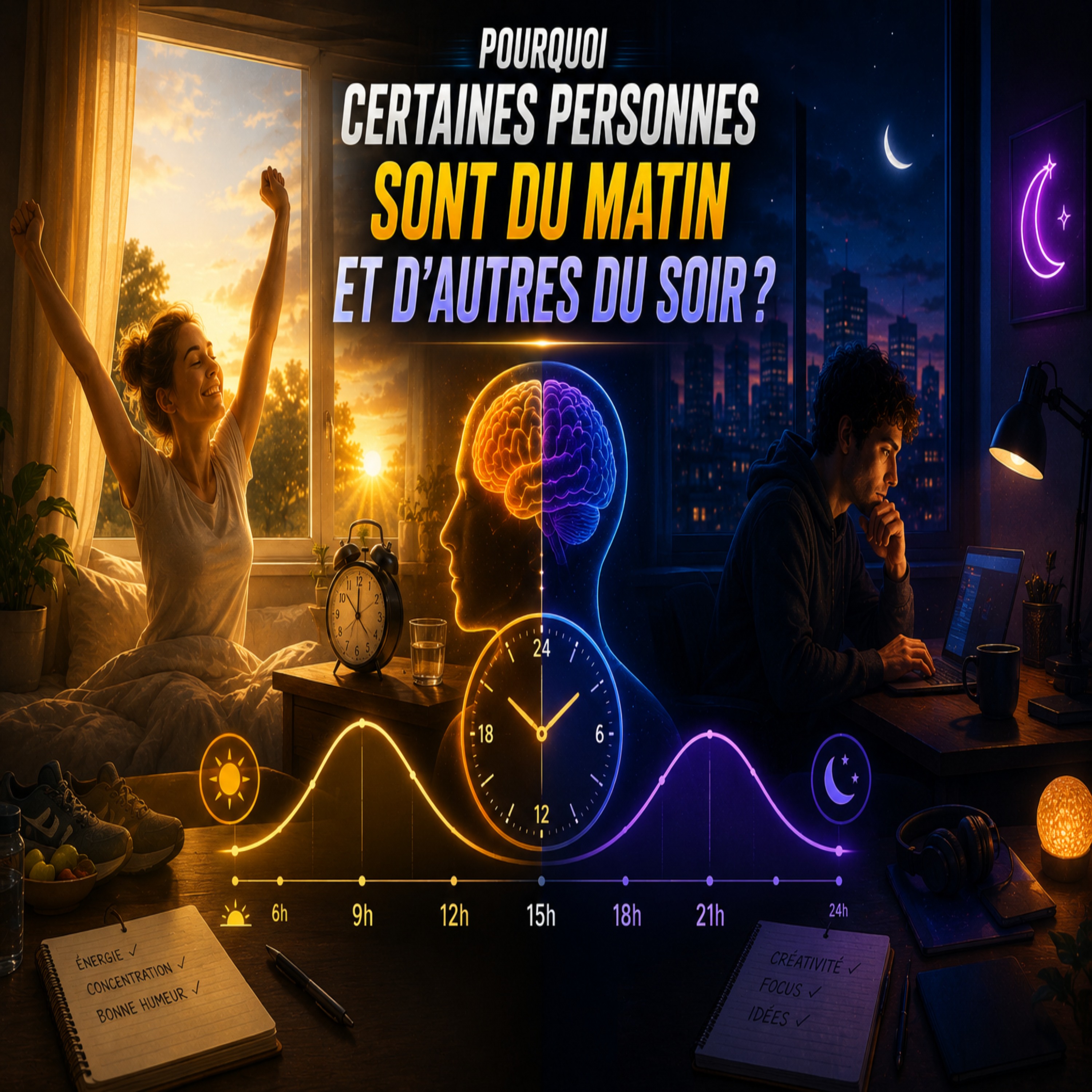 Instant Stress N°213 : vous êtes du #matin ou du #soir ?  #Explication #chronotype #santé episode artwork