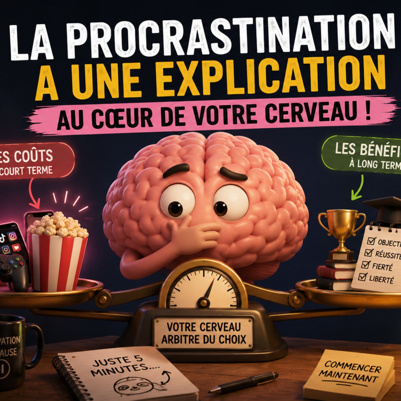 Instant Stress N°215 : la #procrastination a une #explication dans notre #cerveau ! #santé episode artwork