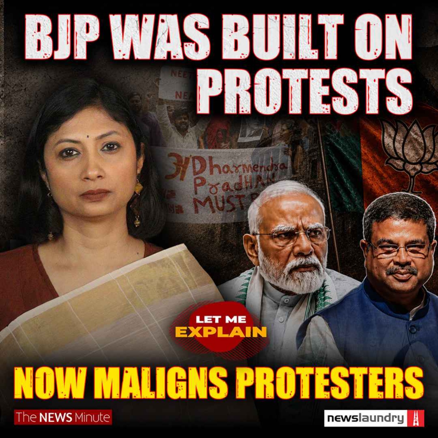 The BJP that mocks protests rose through them | LME 152 | Pooja Prasanna episode artwork
