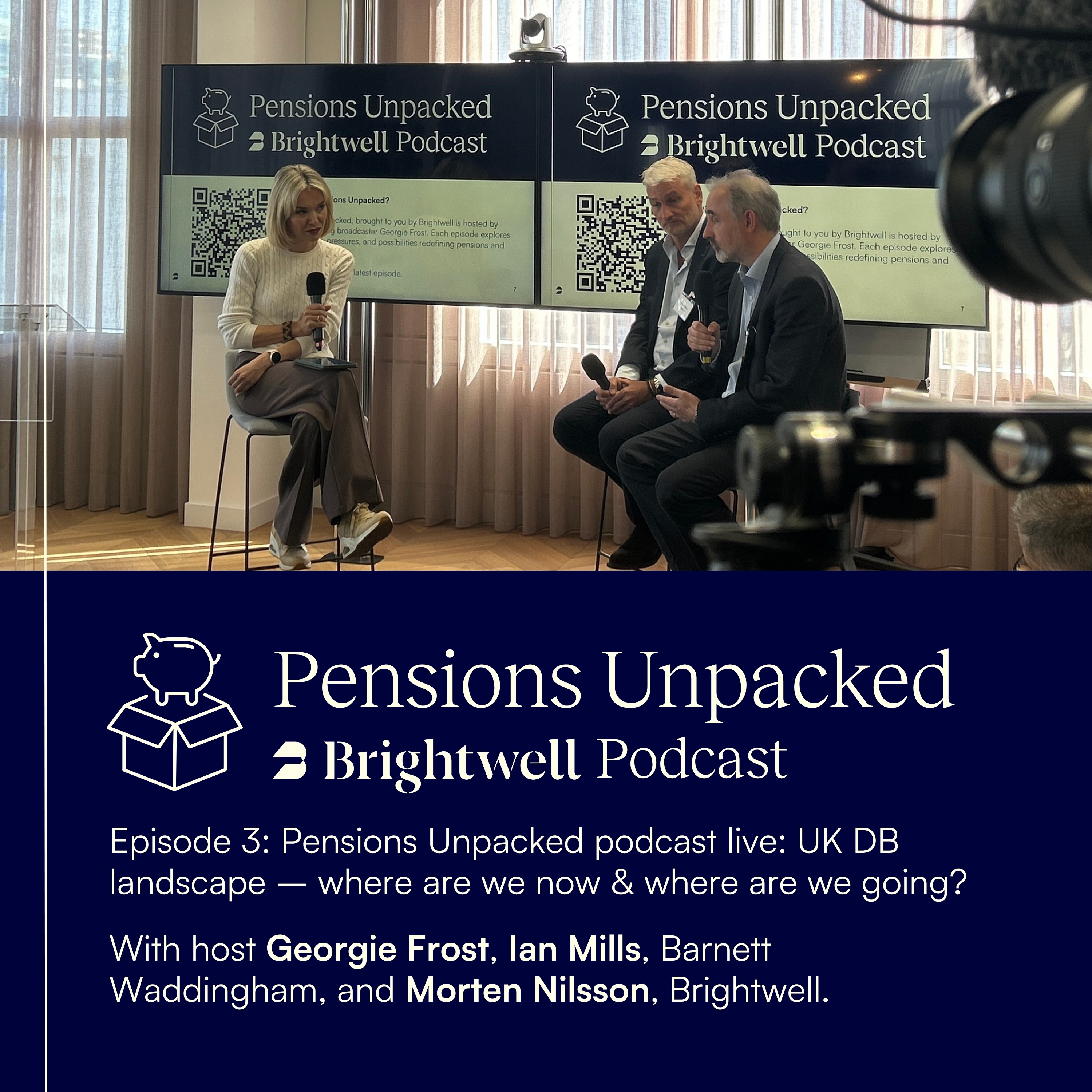 Episode 3: Pensions Unpacked podcast live: UK DB landscape – where are we now & where are we going? episode artwork