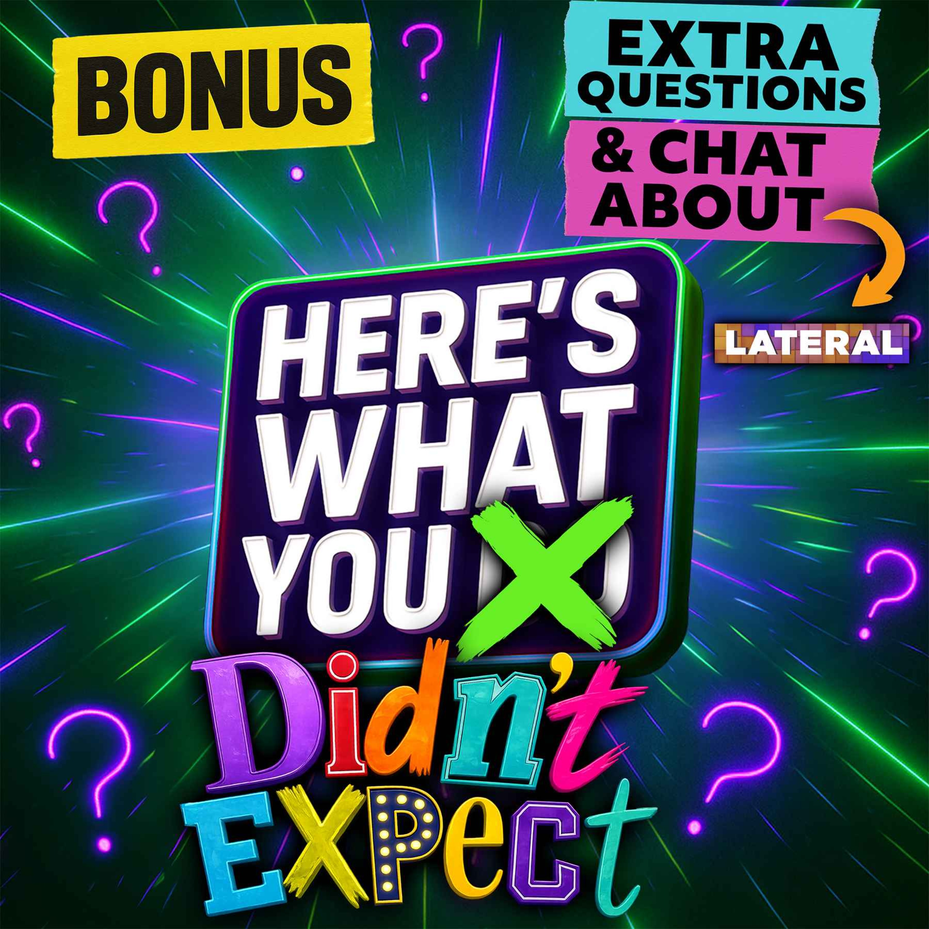 Here's What You Didn't Expect: Lateral Special episode artwork