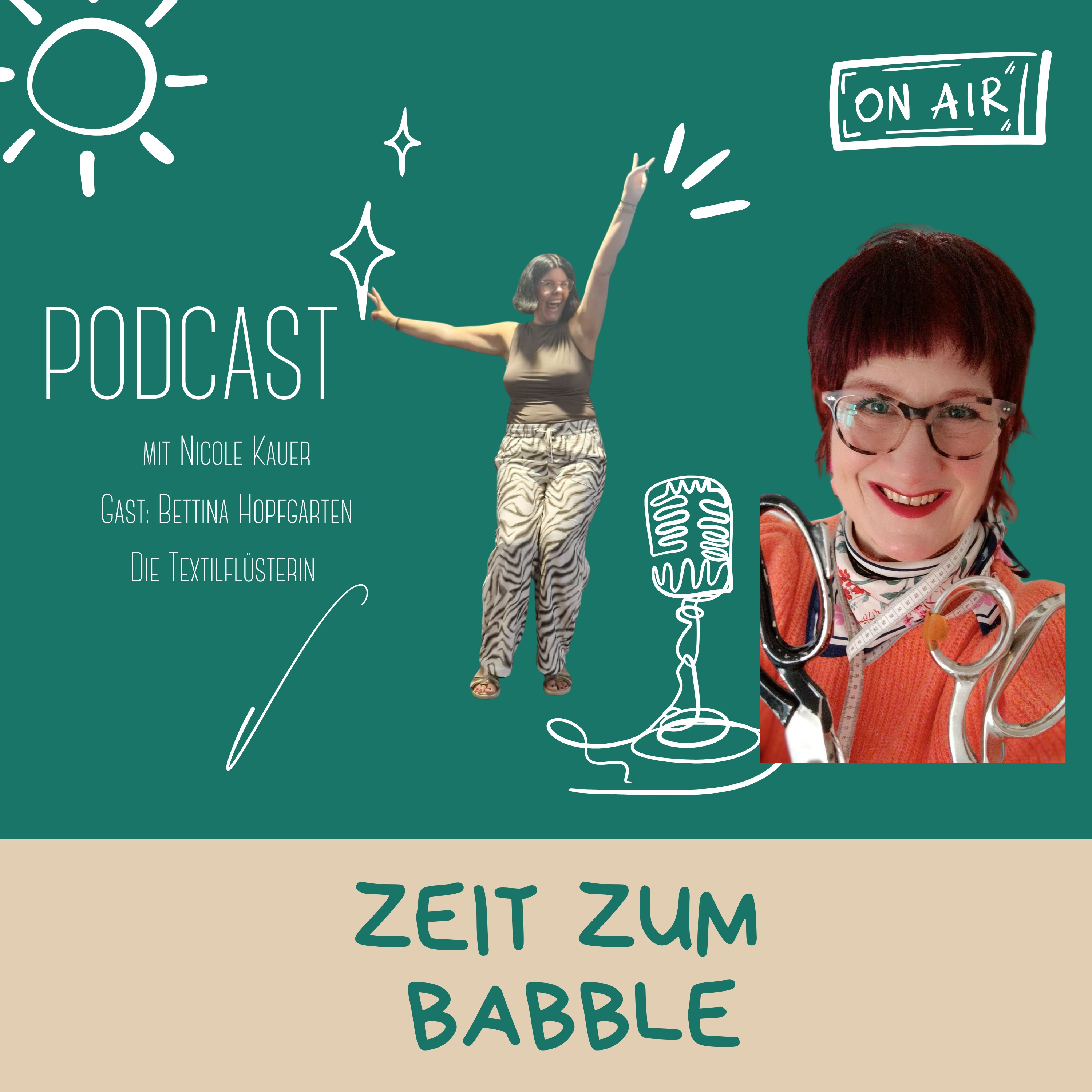 Folge 50: Die Textilflüsterin: Bettina Hopfgarten über Mut, Wechseljahre, BHs und die Kraft des eigenen Weges episode artwork