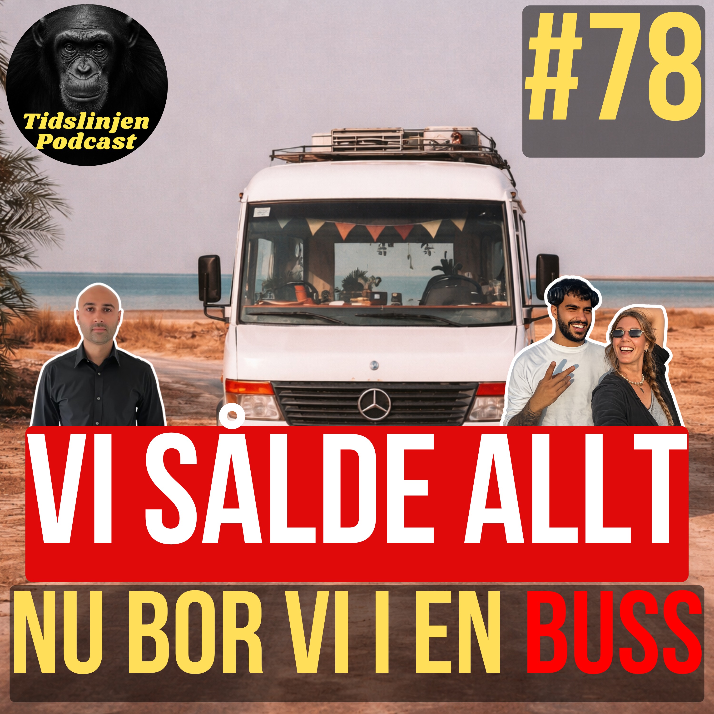 #78 – De sålde allt och körde buss från Sverige till Mellanöstern episode artwork