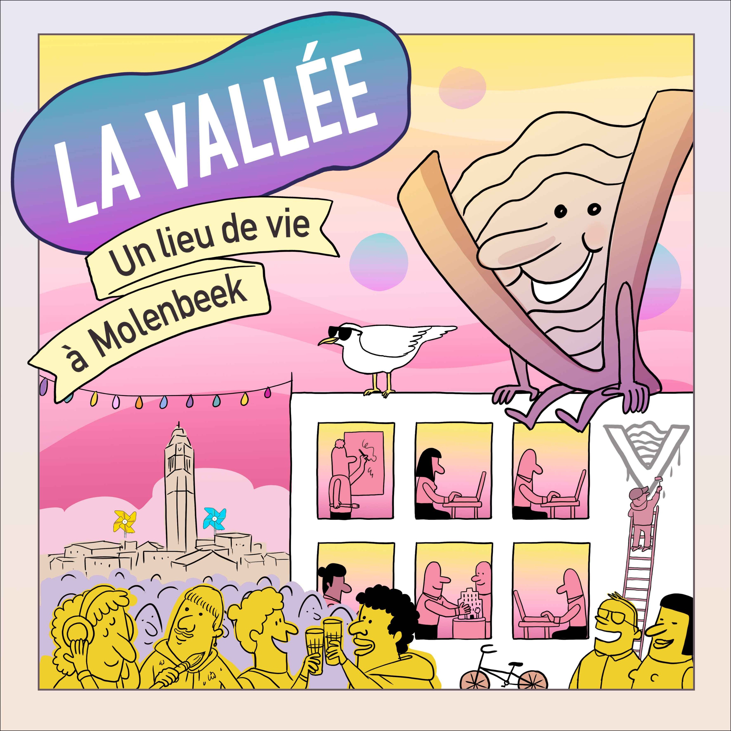 LaVallée : un lieu de vie à Molenbeek