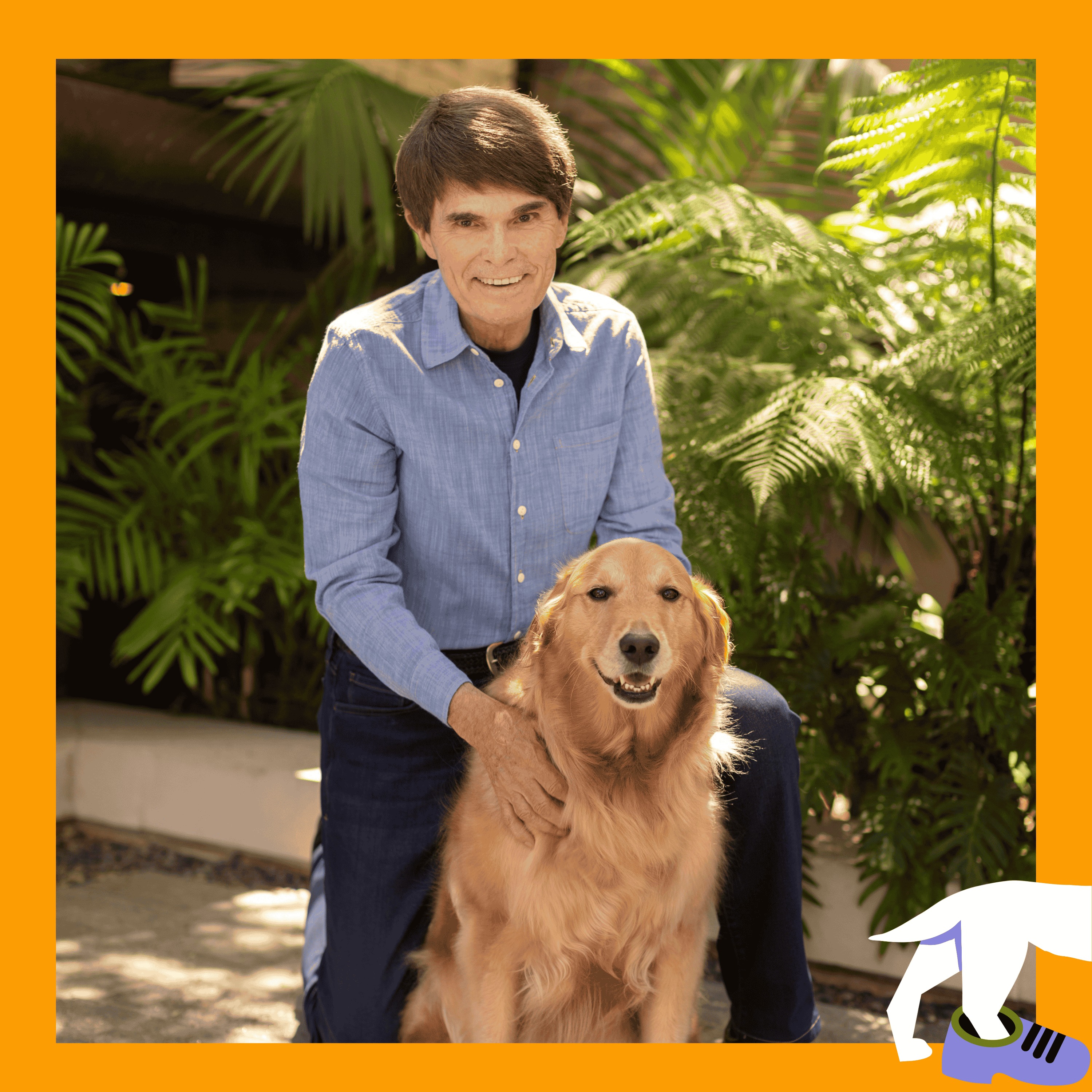 Trixie, Anna and Elsa's Dad (aka Author Dean Koontz)