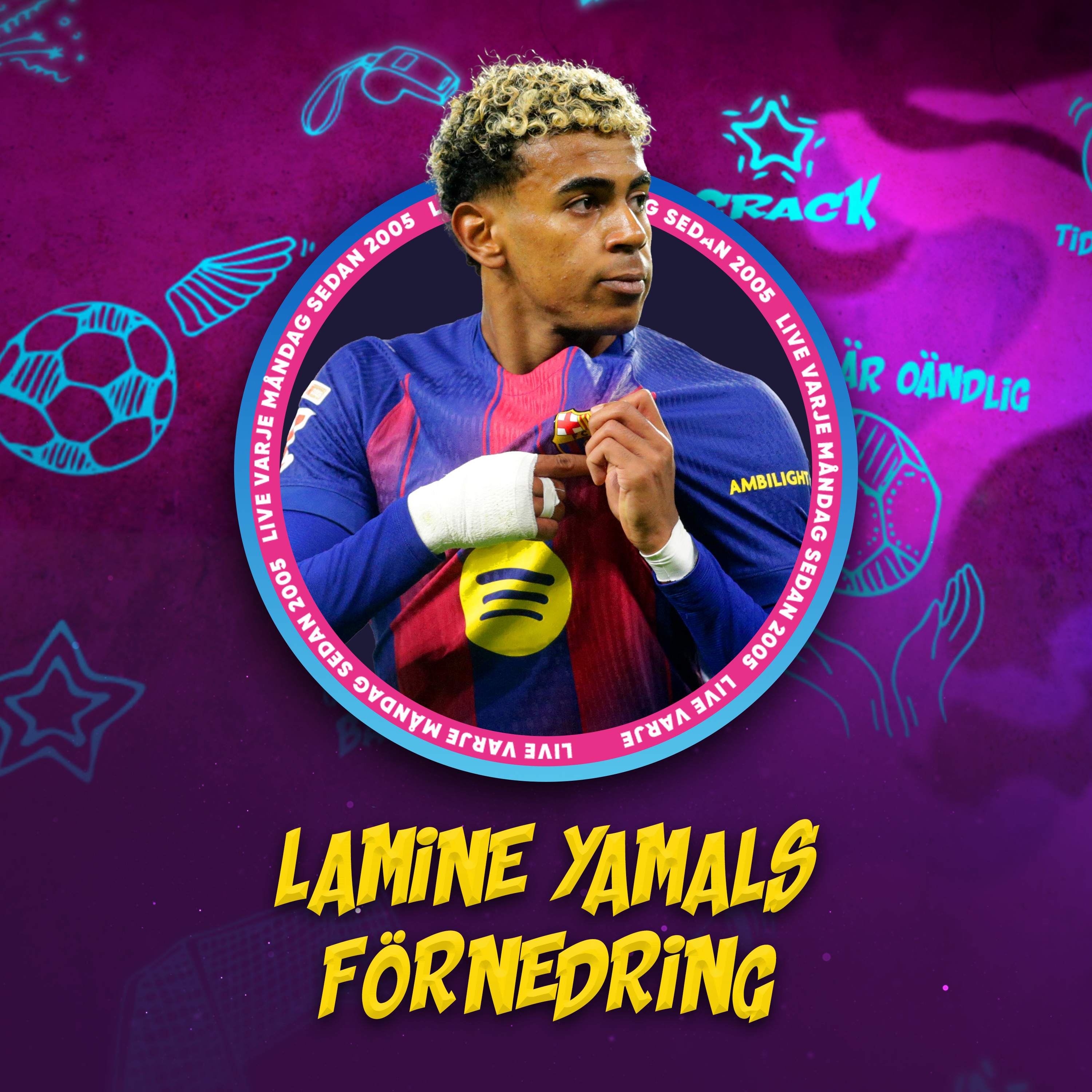Vem är världens bästa anfallare? | Sevilla FÖRNEDRAR Yamals Barcelona | Kan Sverige nå ett VM? episode artwork