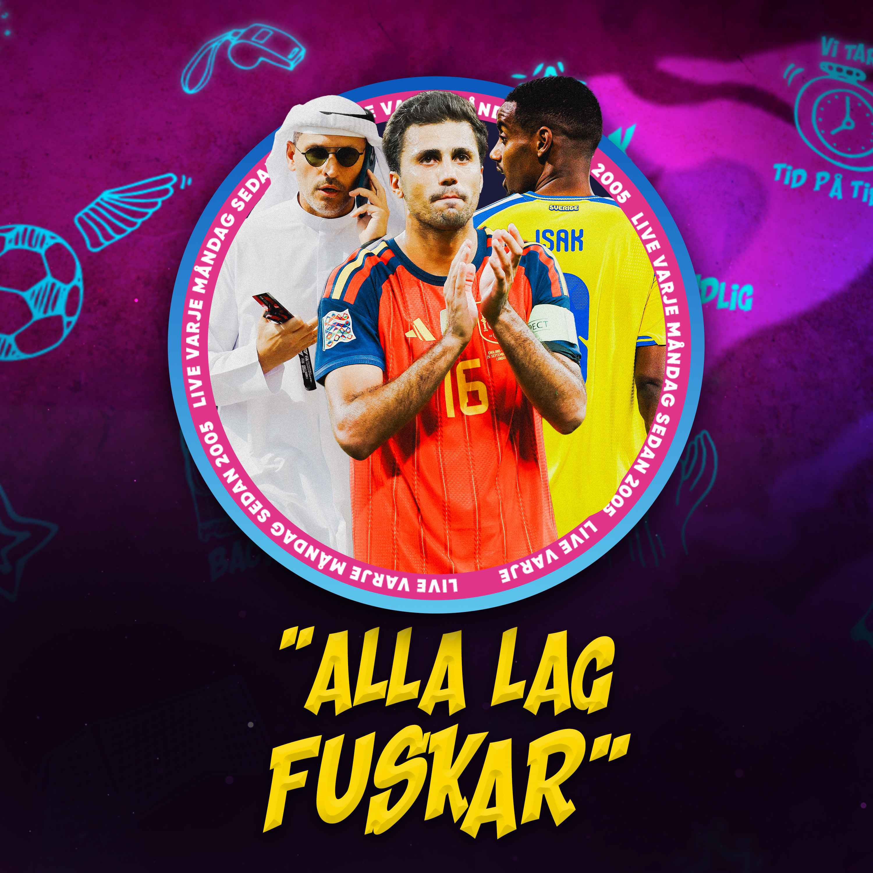 DEBATT: Borde Manchester City degraderas? | Klarar sig Sverige utan Isak? | "Världens BÄSTA fotbollslag" episode artwork