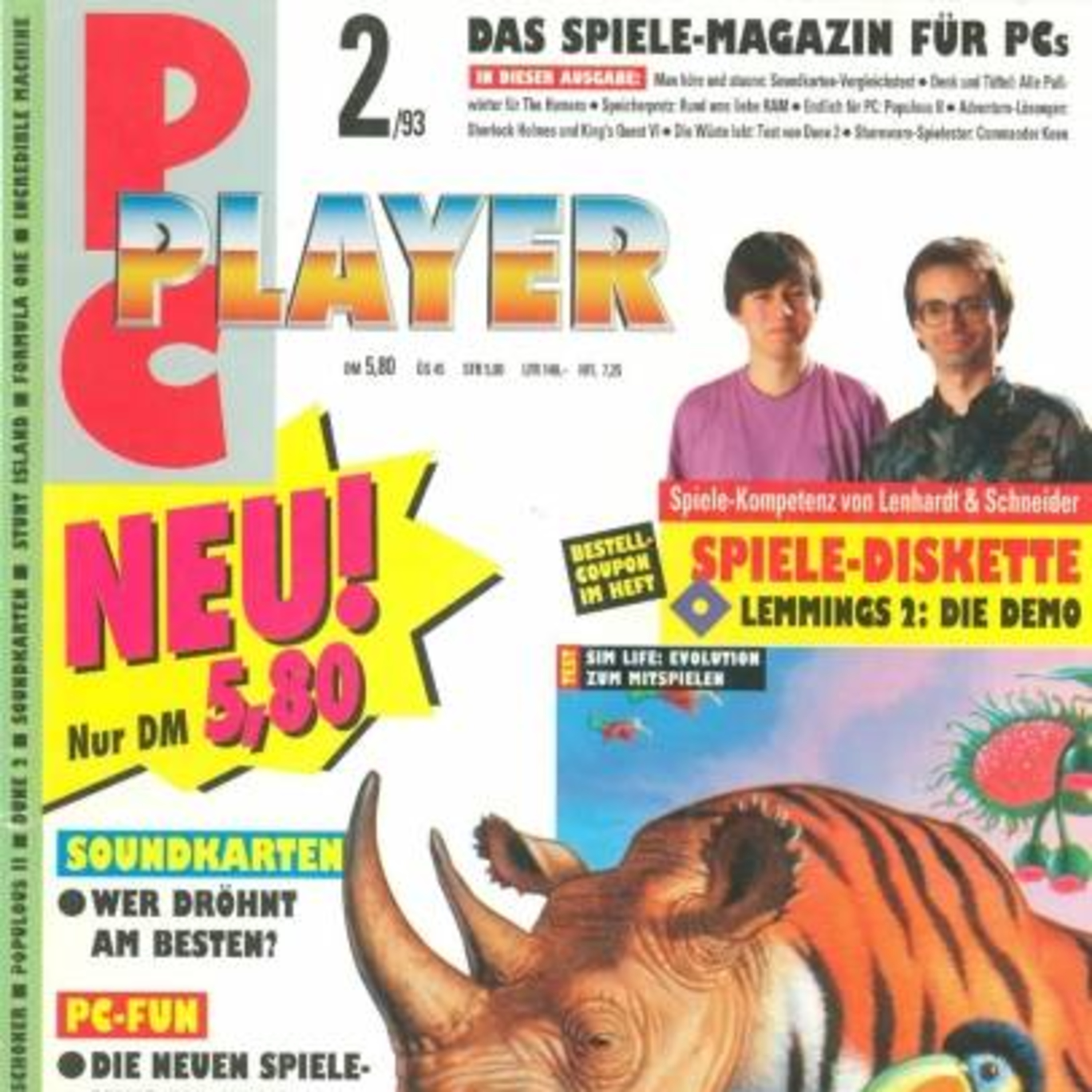 Folge 104: Durchgeblättert: PC Player 2/93 (mit Heinrich Lenhardt)