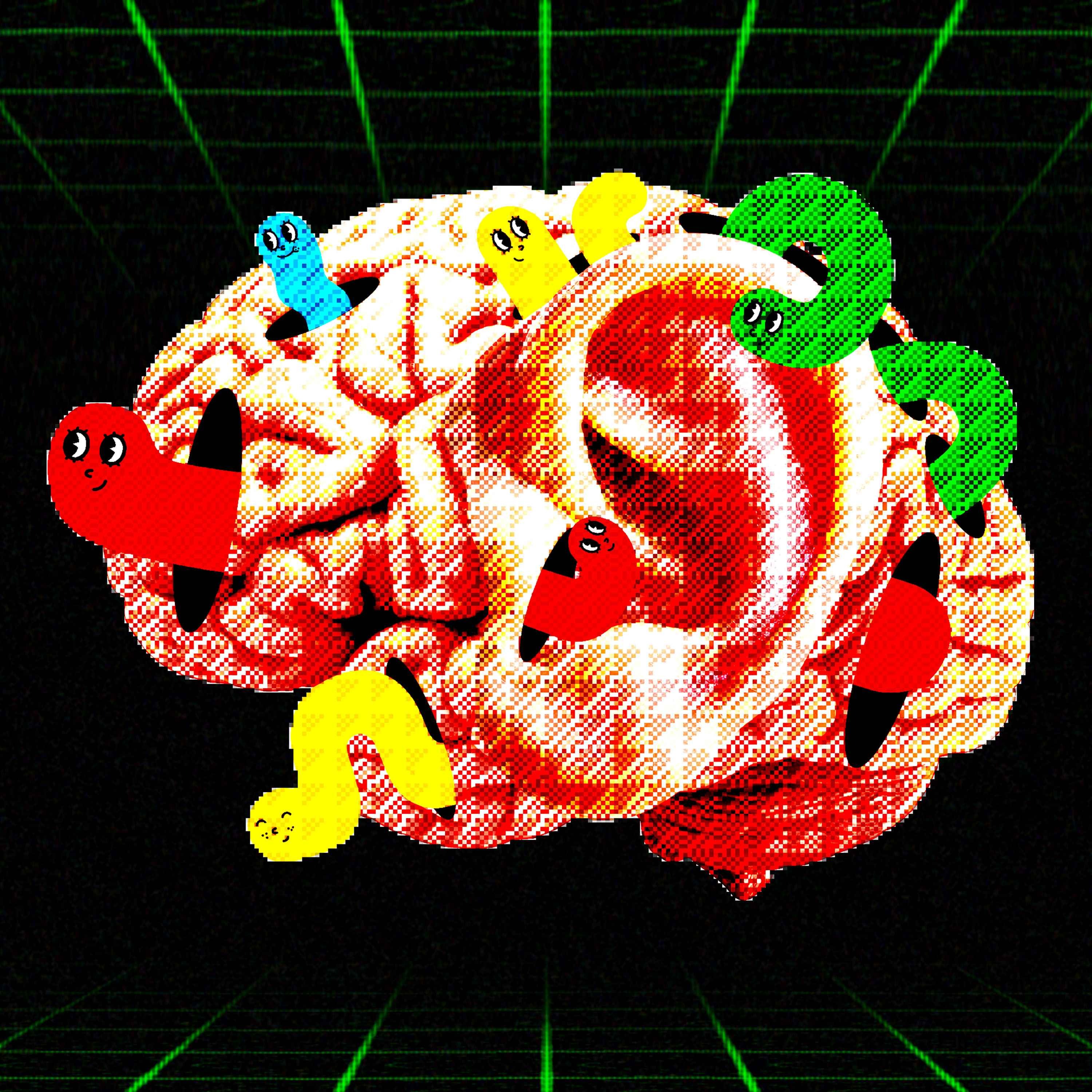 Episode art: Share & Jailbait & Tell with Mike Schur and Jessica Smetana