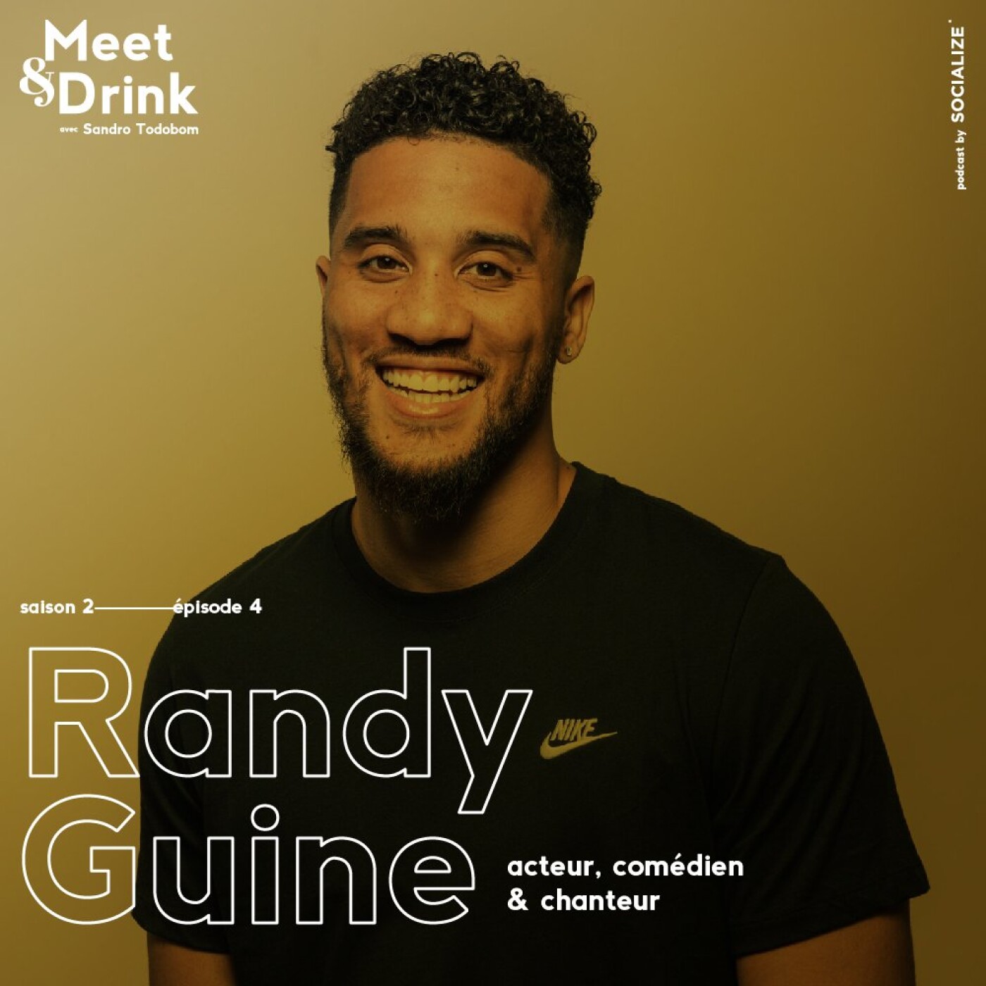Avec Randy Guine, acteur, comédien et chanteur
