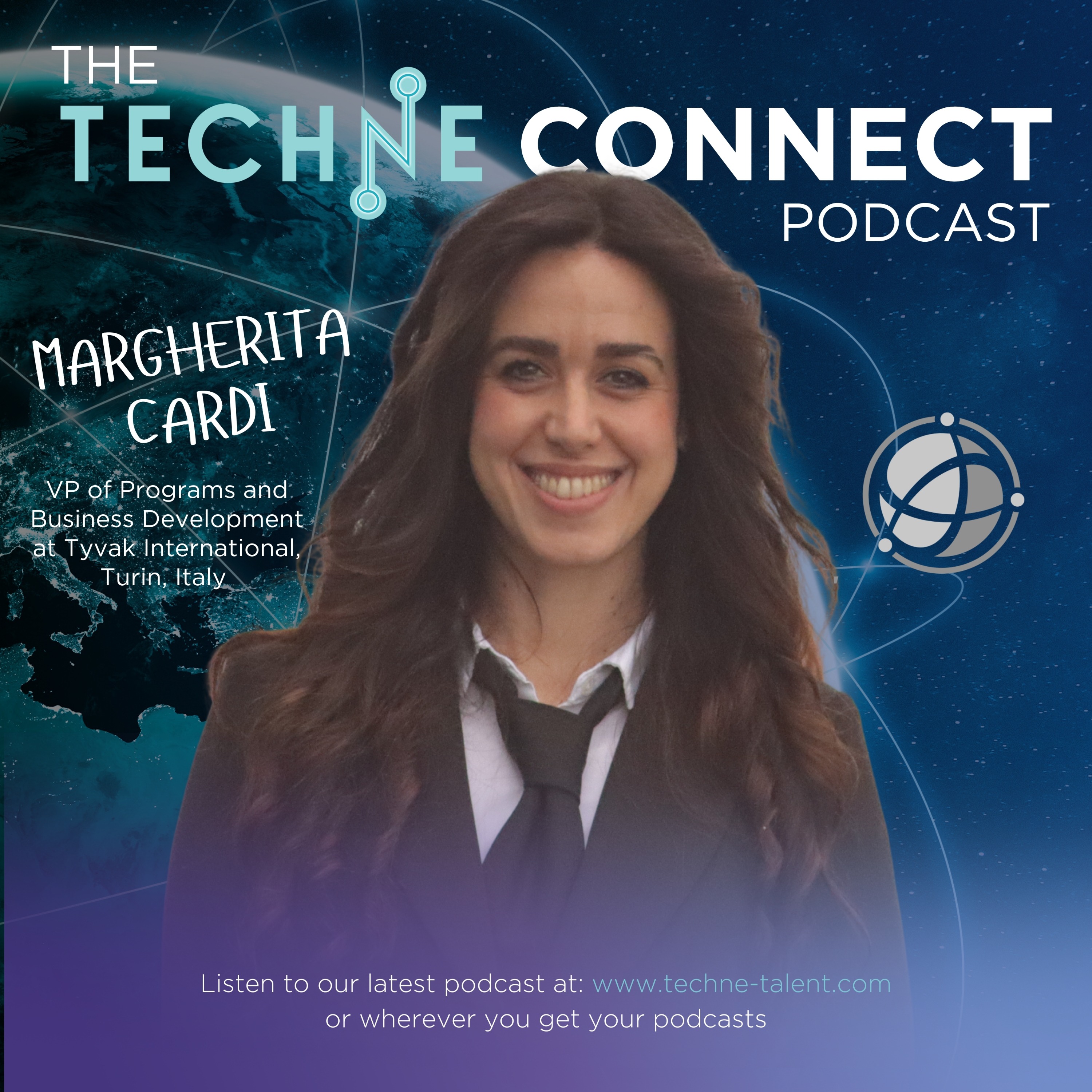 Margherita Cardi, VP of Programs and Business Development at Tyvak International, Turin, Italy episode artwork
