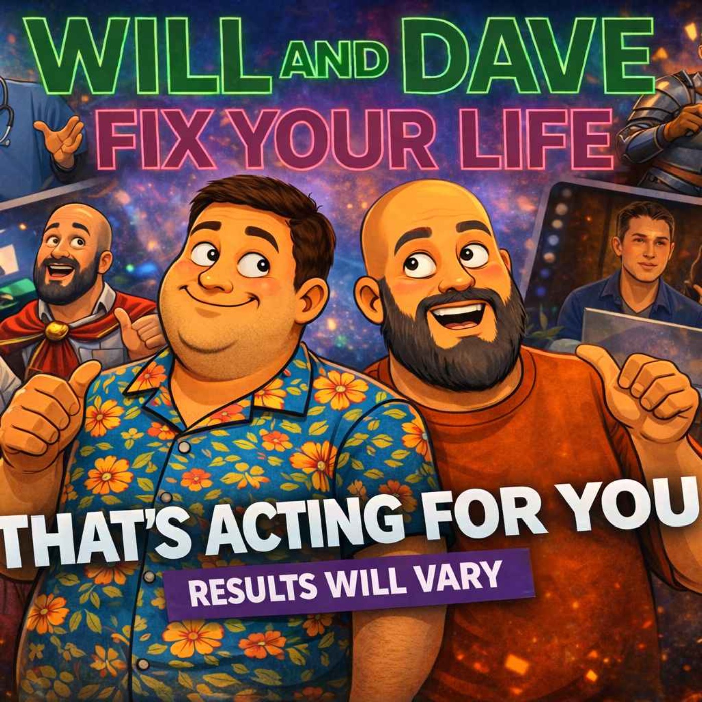 Three Actors Walk into A Podcast (Will's there too)