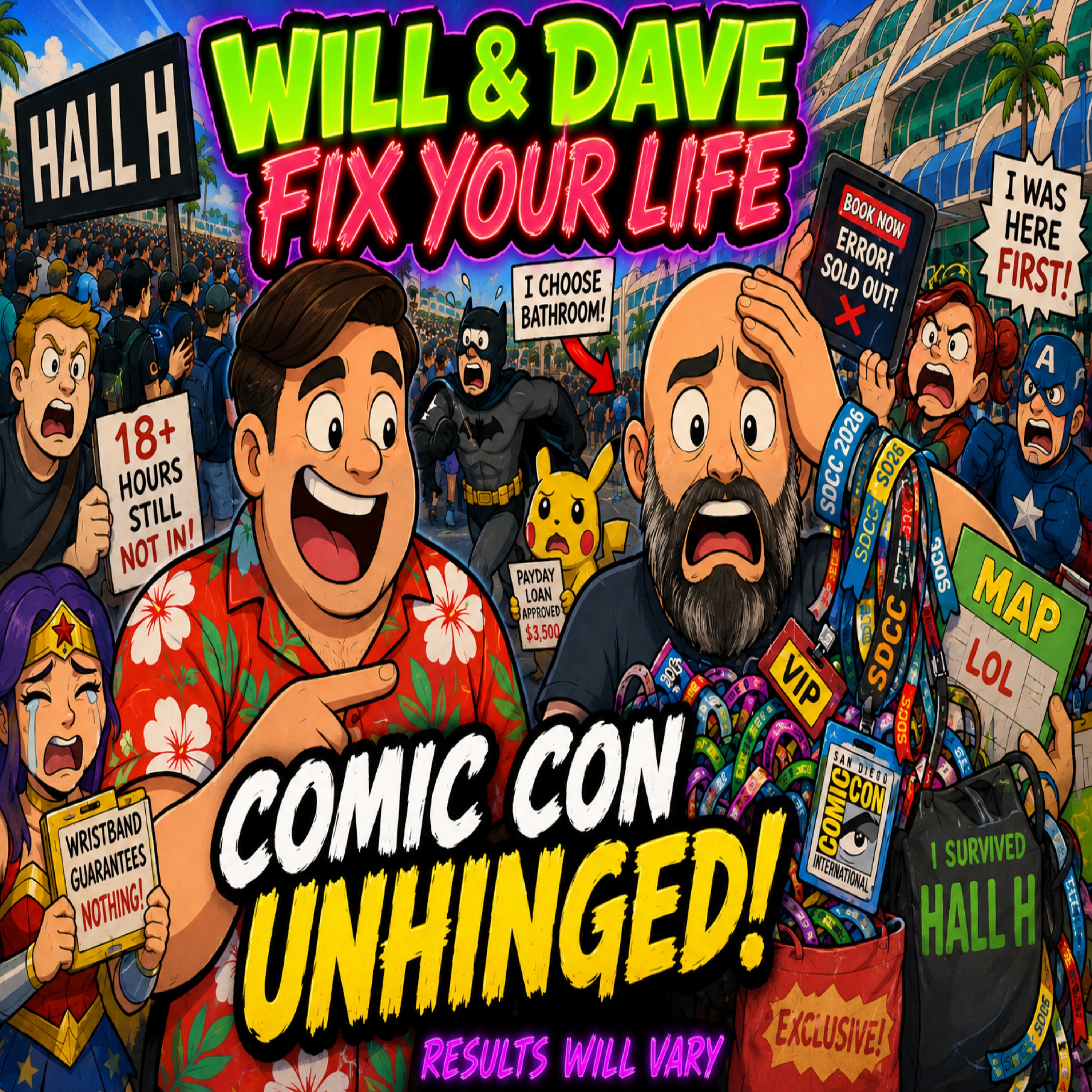 Comic Con Unhinged episode artwork