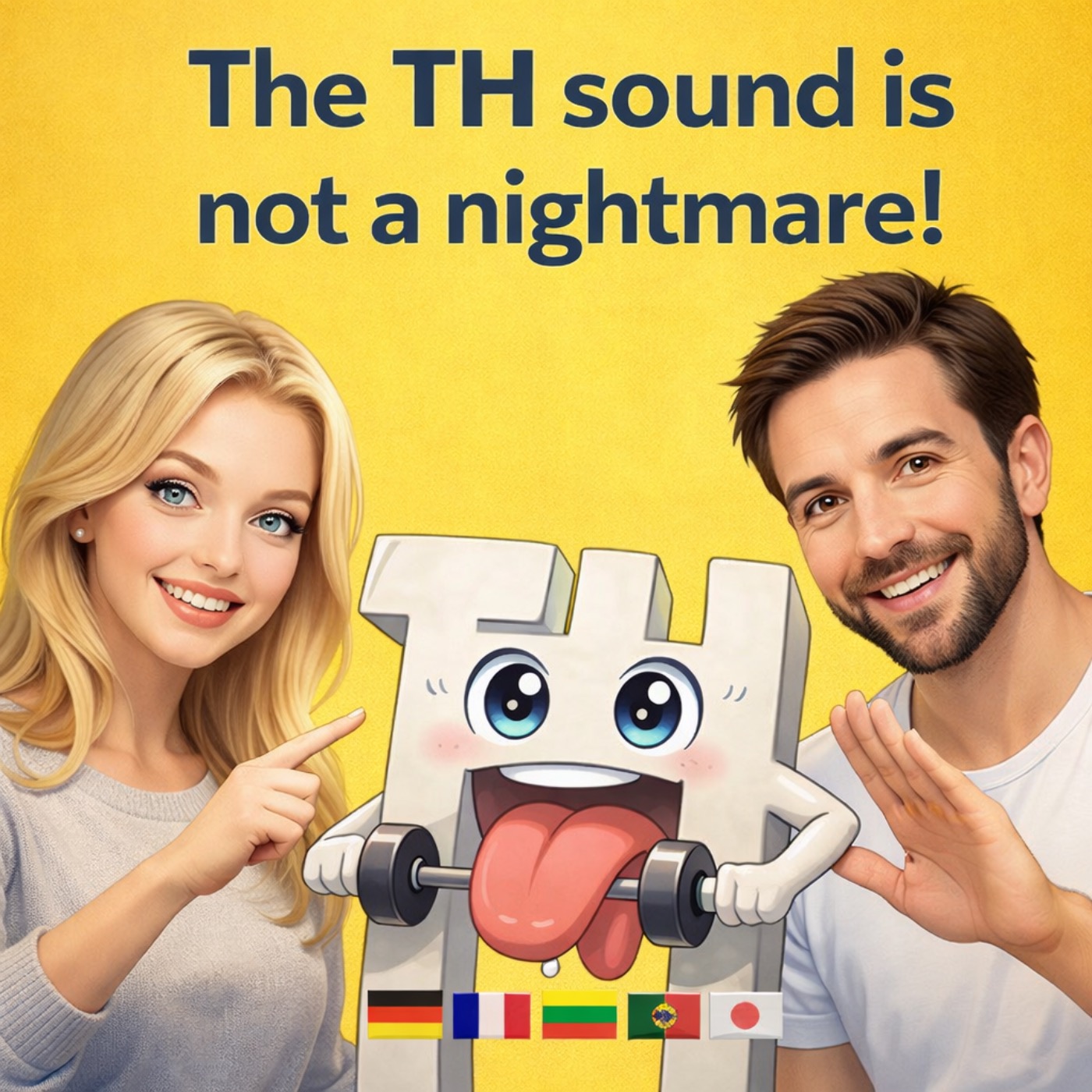 Train the TH Sound. If you speak German, French, Russian, Lithuanian, Japanese, etc this sound is a real nightmare .