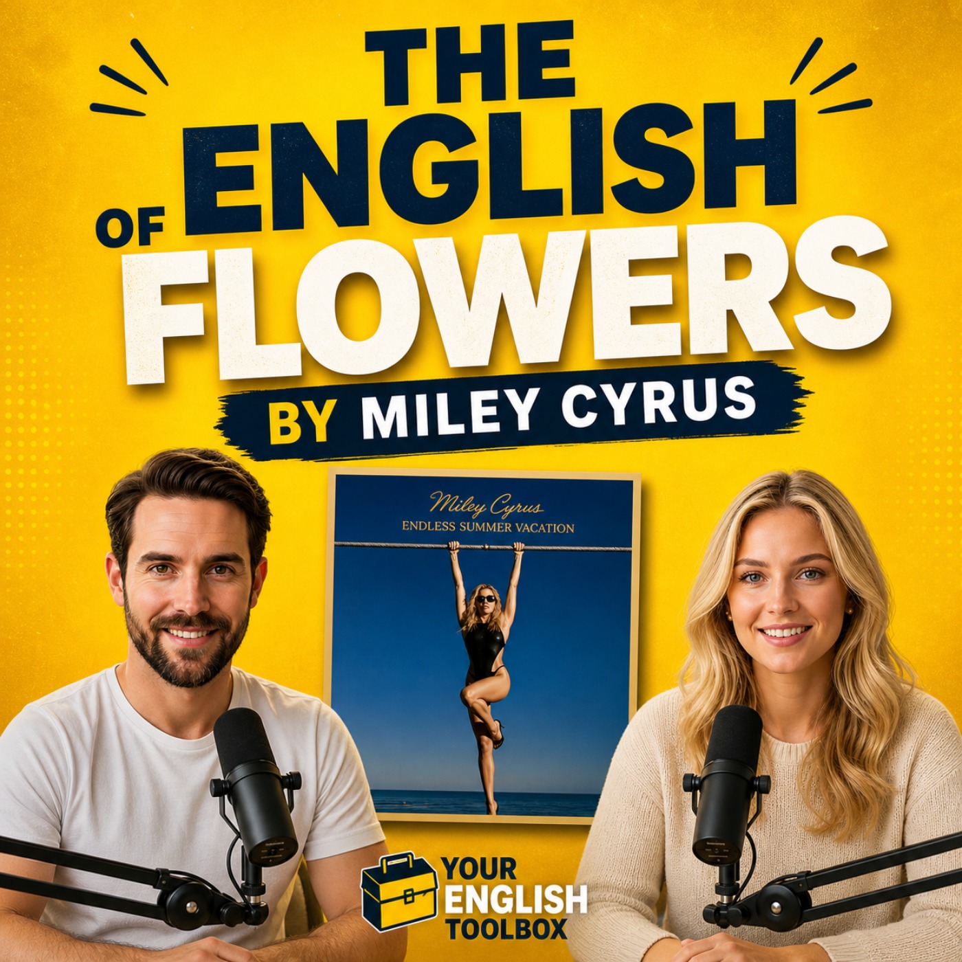 Learn English with Music: The Hidden Meaning Behind "Flowers" by Miley Cyrus episode artwork