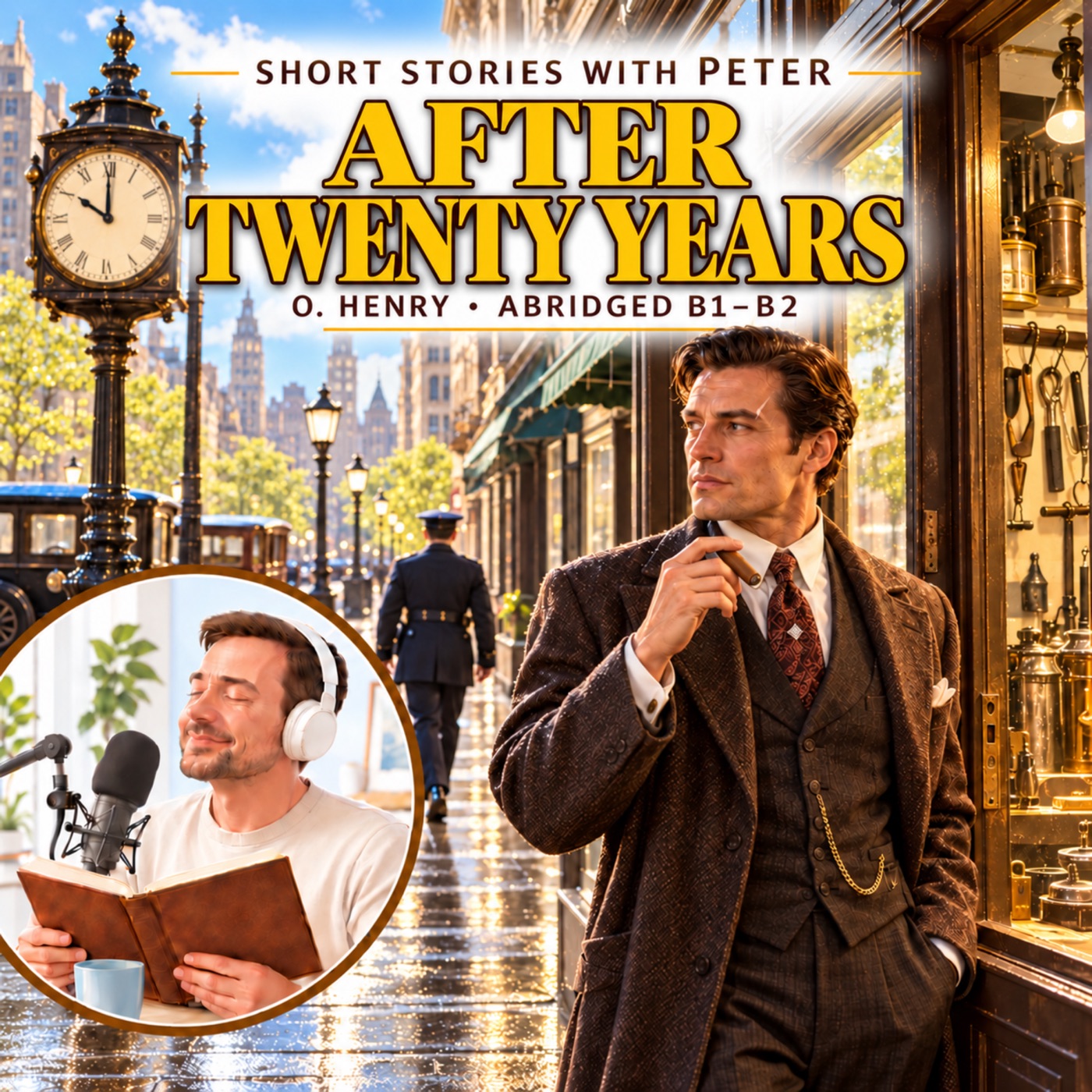 Short Stories with Peter: After Twenty Years by O. Henry (Abridged B1–B2 Level) episode artwork