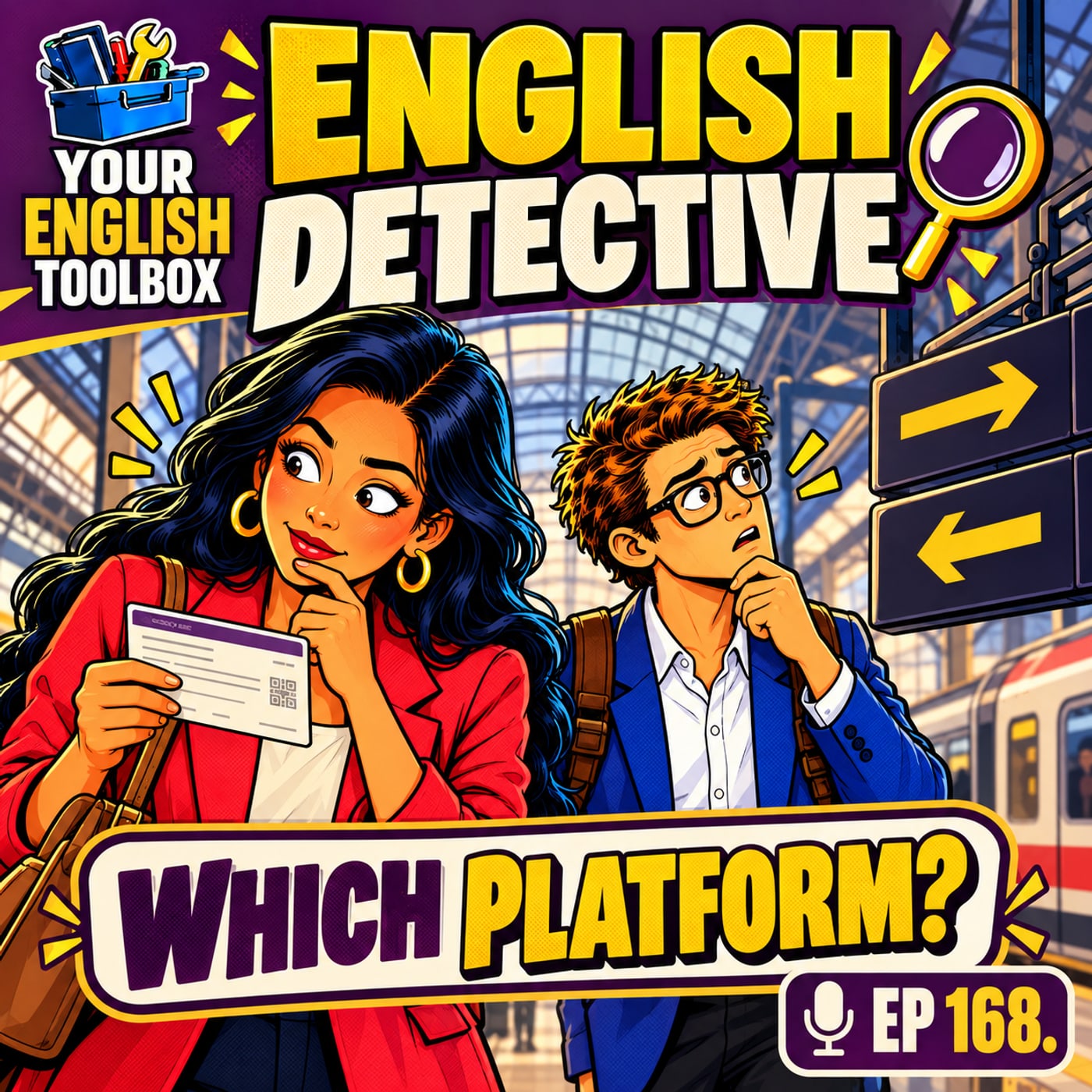 Which Platform? A Train Announcement Mystery | English Detective