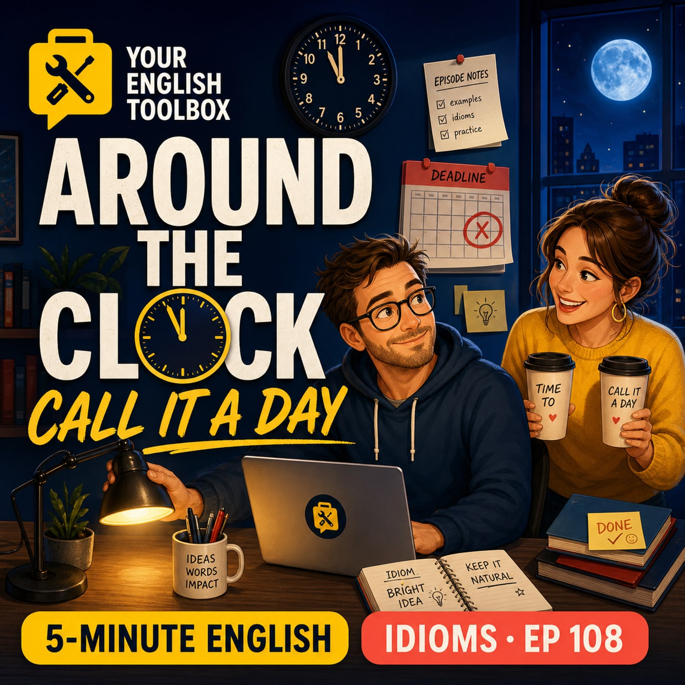 Around the Clock to Call It a Day: 4 Time Idioms in 5 Minutes