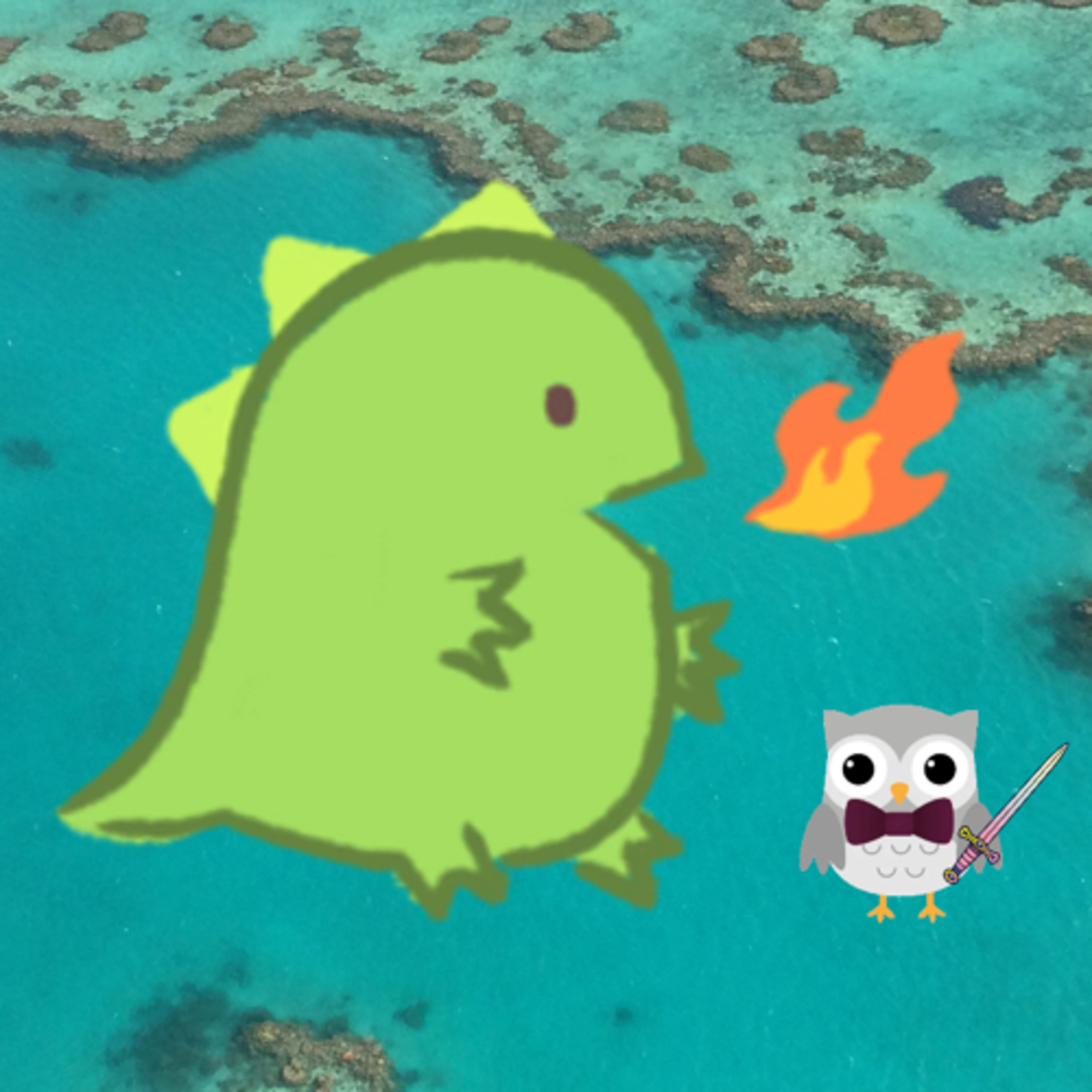 Le Chevallier Chouette et le dragon