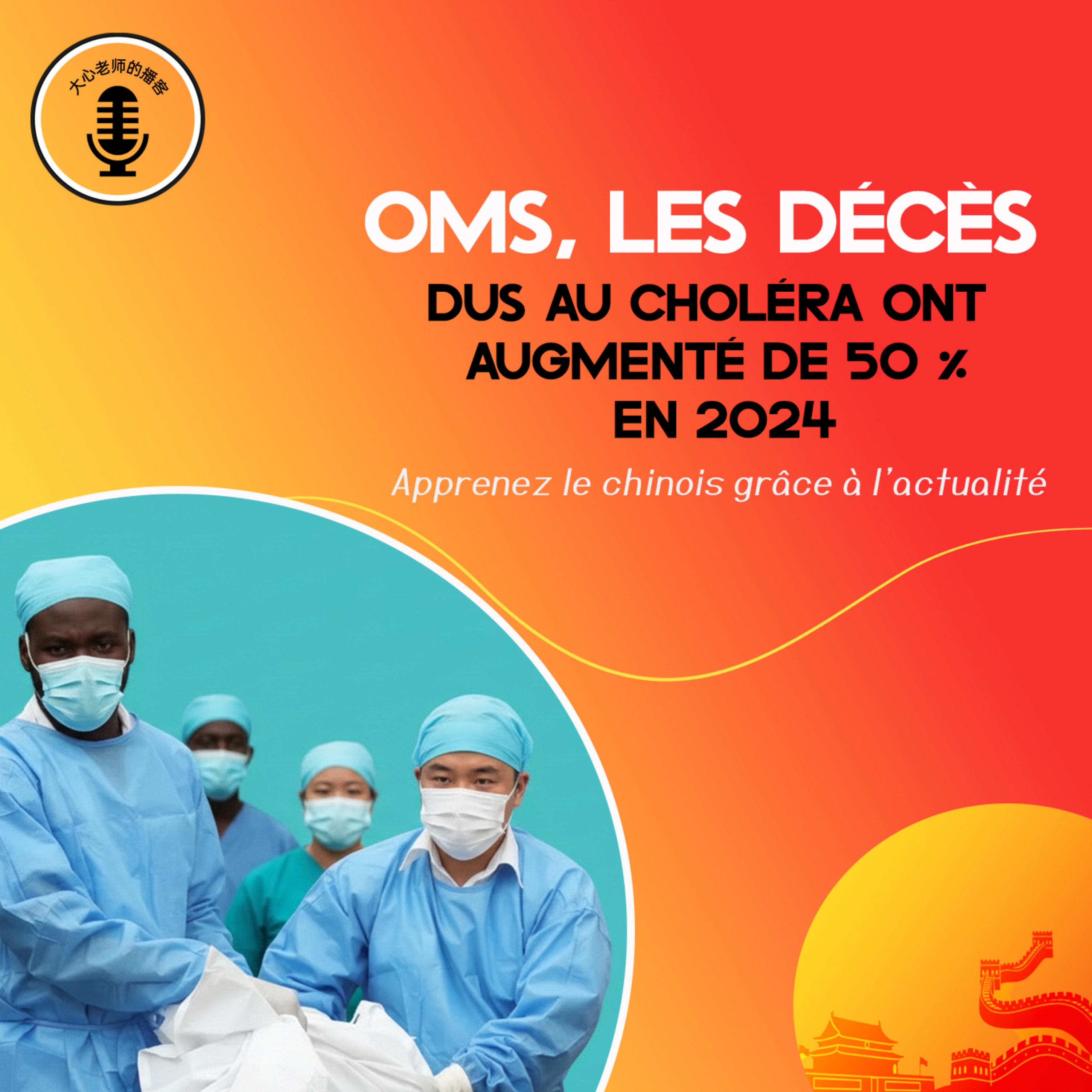 OMS : Le choléra en hausse de 50 % en 2024 episode artwork
