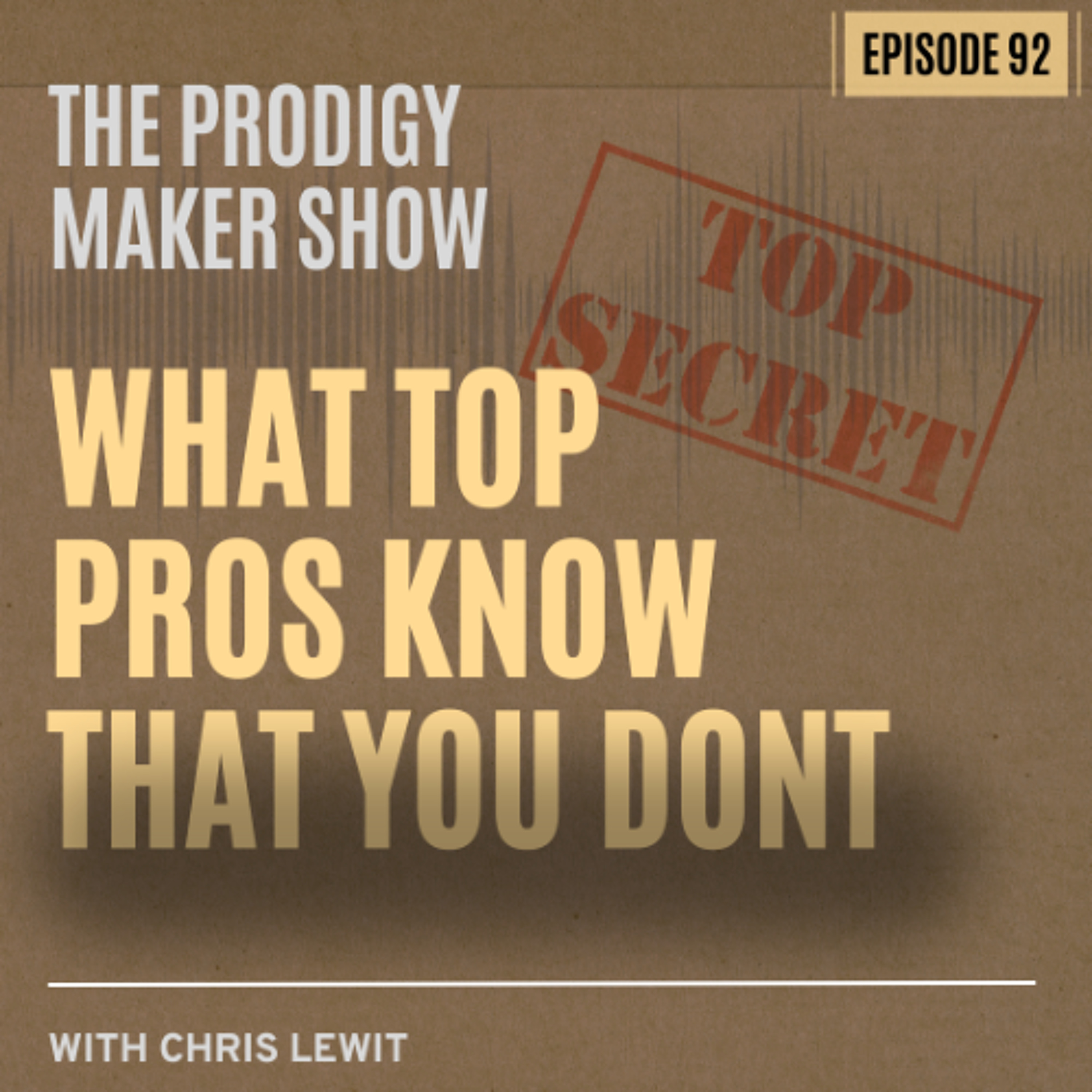 Train UP or DOWN? What Sinner and Top Pros Know That You Don’t - Prodigy Maker Show 92 episode artwork