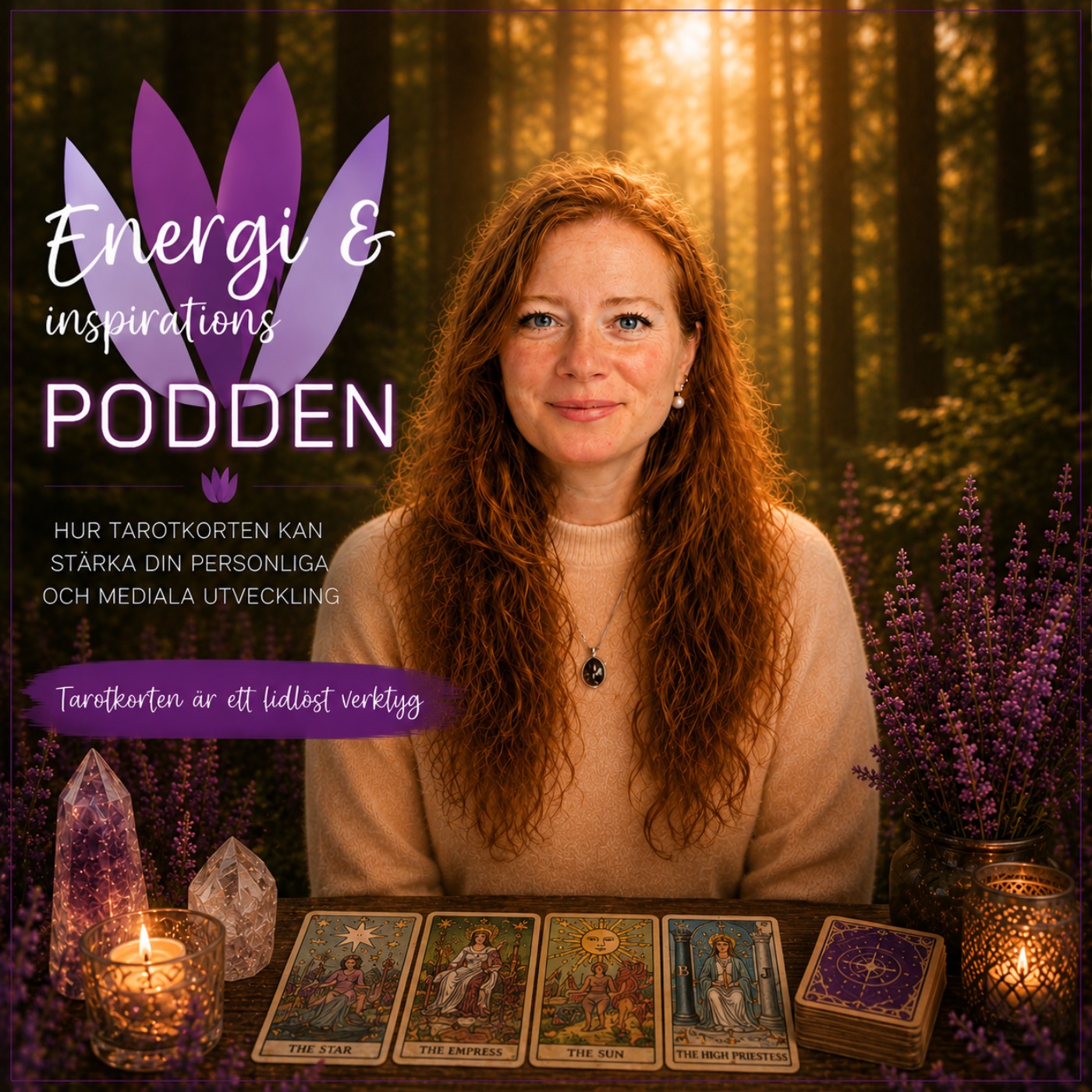 35. Vilka förmågor kan Tarotkorten stärka hos dig? Samt budskap till dig med ditt högsta bästa i fokus. episode artwork