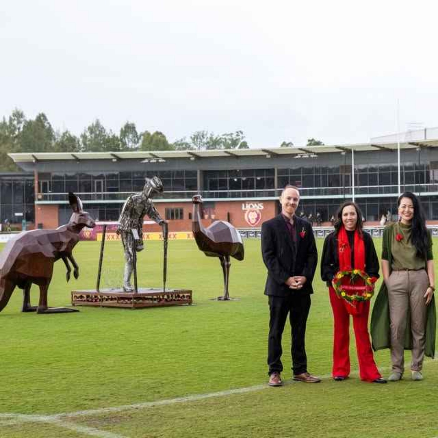 Boonah Artists Honour ANZAC Spirit with Handmade Tribute at Springfield Match