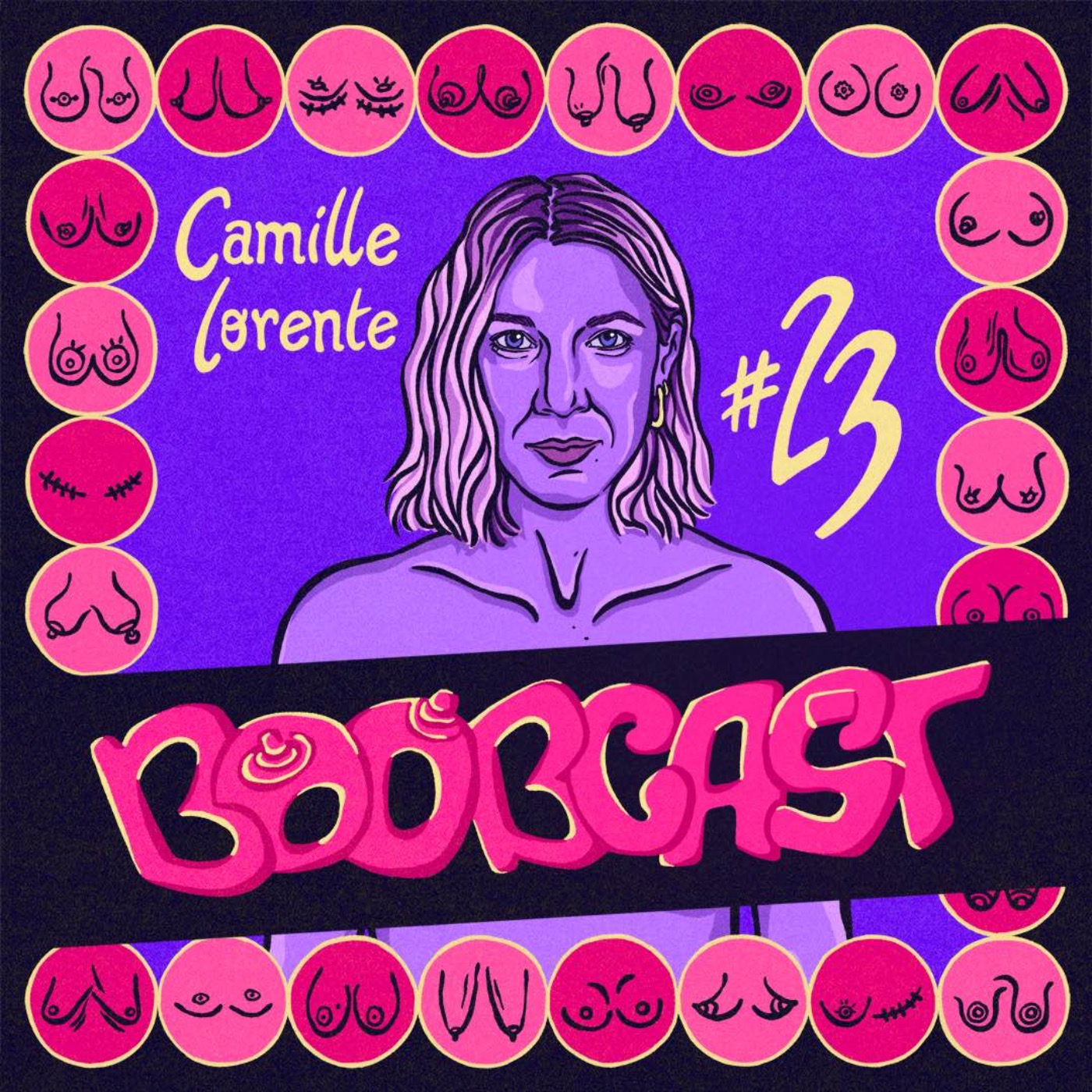 #23 Camille Lorente : Rembourrage au PQ et les deux seins dans une main