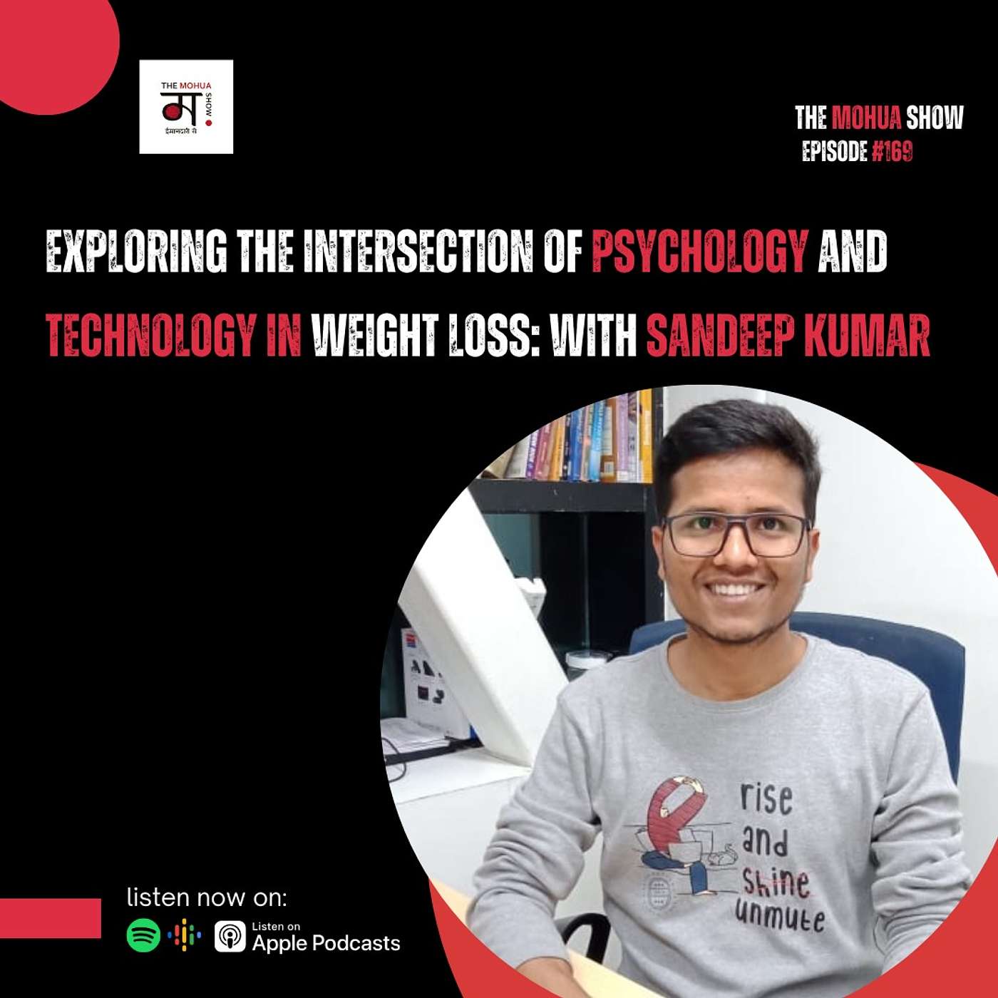 Exploring the Intersection of Psychology and Technology in Weight Loss: With Sandeep Kumar| Ep 169 episode artwork