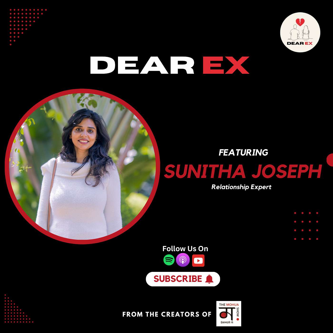 DearEX Podcast | Embrace New Beginnings and Prioritize Self-Care with Expert Sunitha Joseph | Ep 7 episode artwork