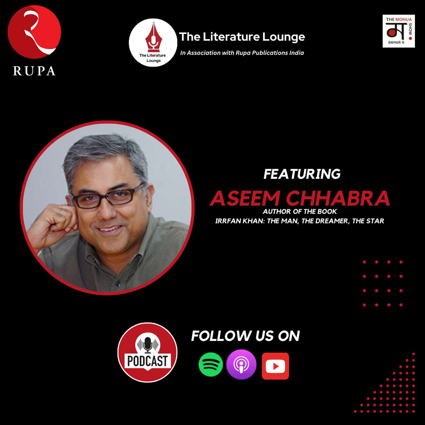 The Literature Lounge: A Tribute to the Legacy of Irrfan Khan with Aseem Chhabra | Ep 3 episode artwork