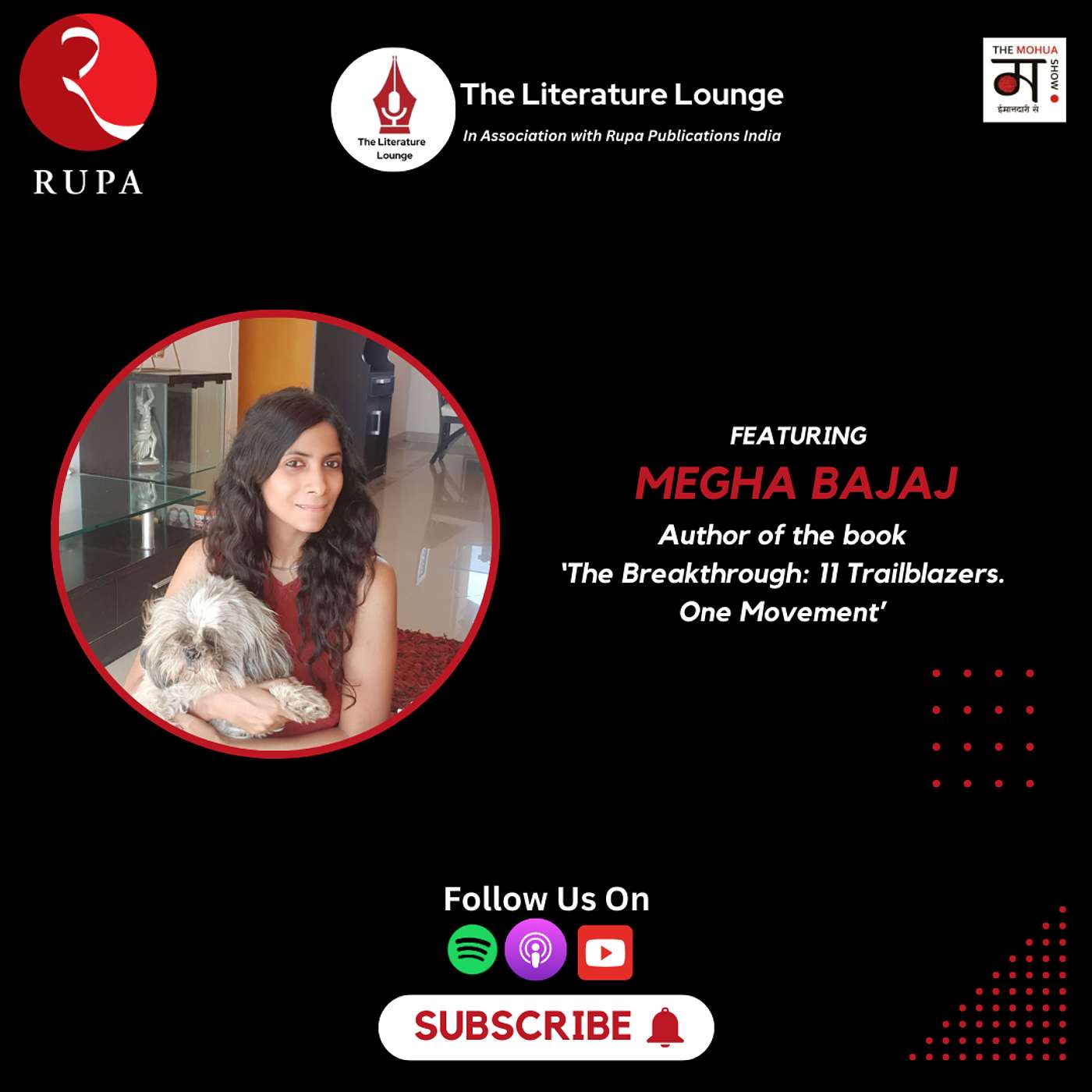 The Literature Lounge:| Inspirational Tales of Growth and Gratitude with Megha Bajaj | Ep 10 episode artwork
