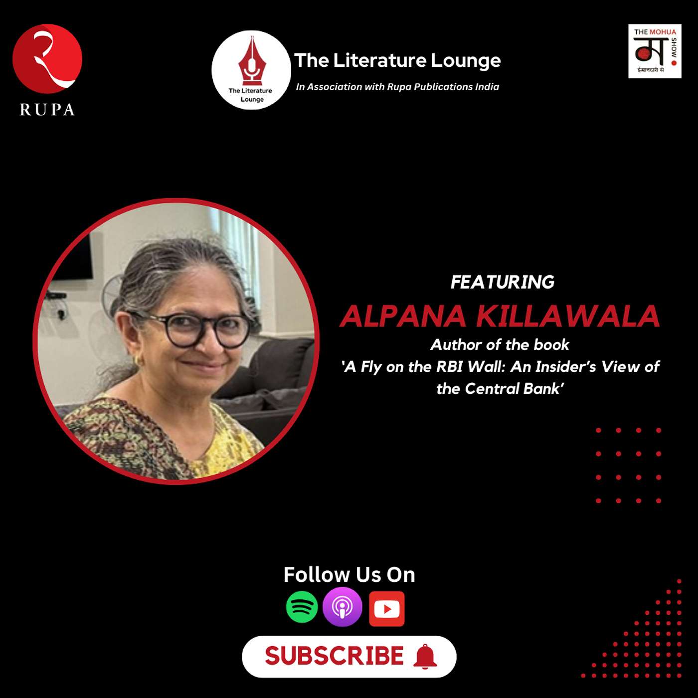 The Literature Lounge: RBI’s Response to the Harshad Mehta Scam: Alpana Killawala Tells All | Ep 25 episode artwork