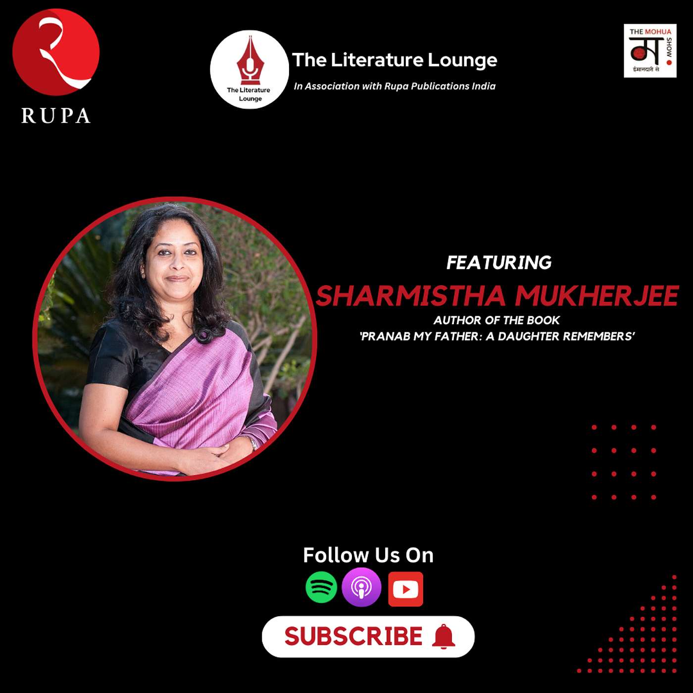 The Literature Lounge: Dive deep into 'Pranab My Father' with Sharmishtha Mukherjee | Ep 06 episode artwork