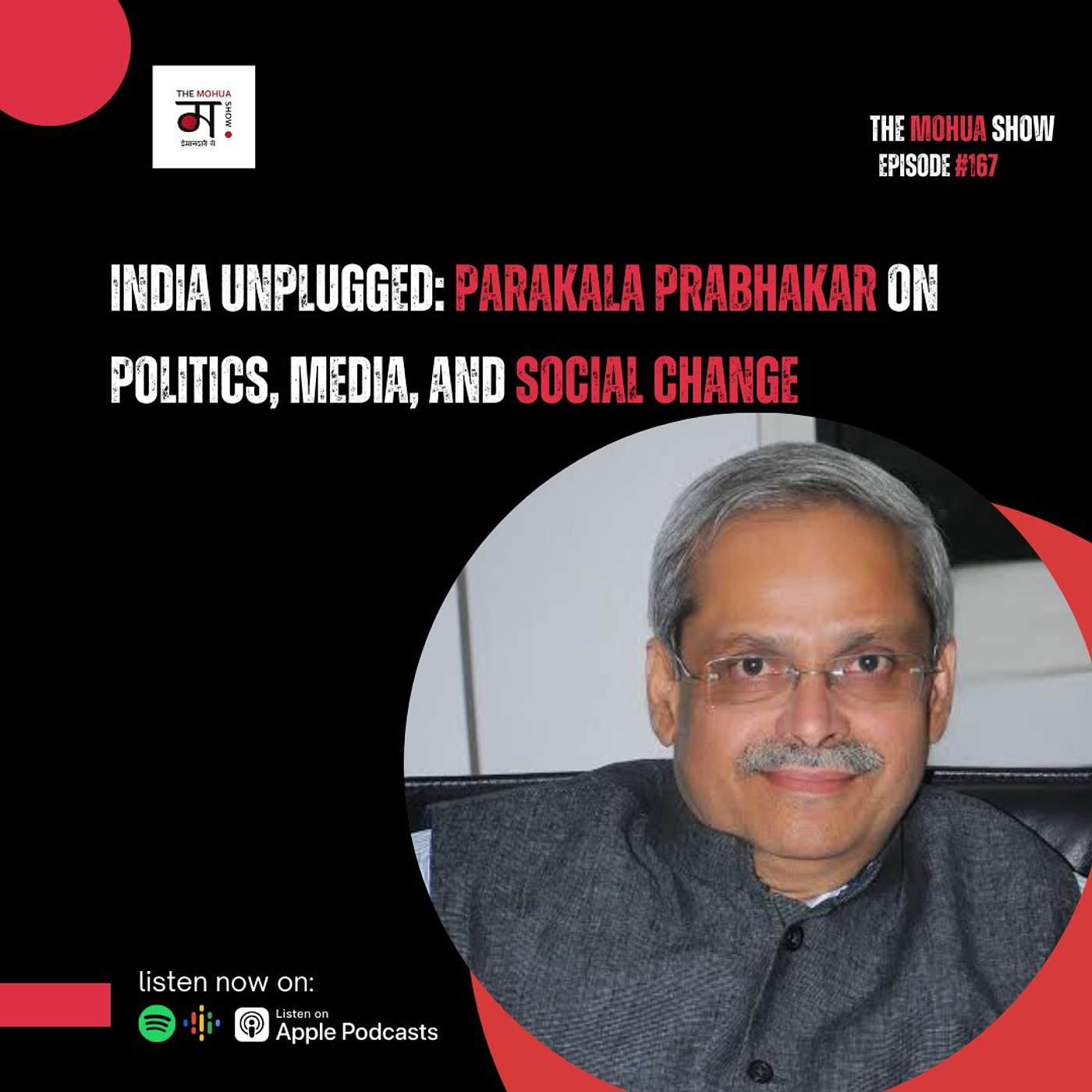 India Unplugged: Parakala Prabhakar on Politics, Media, and Social Change| Ep 167 episode artwork