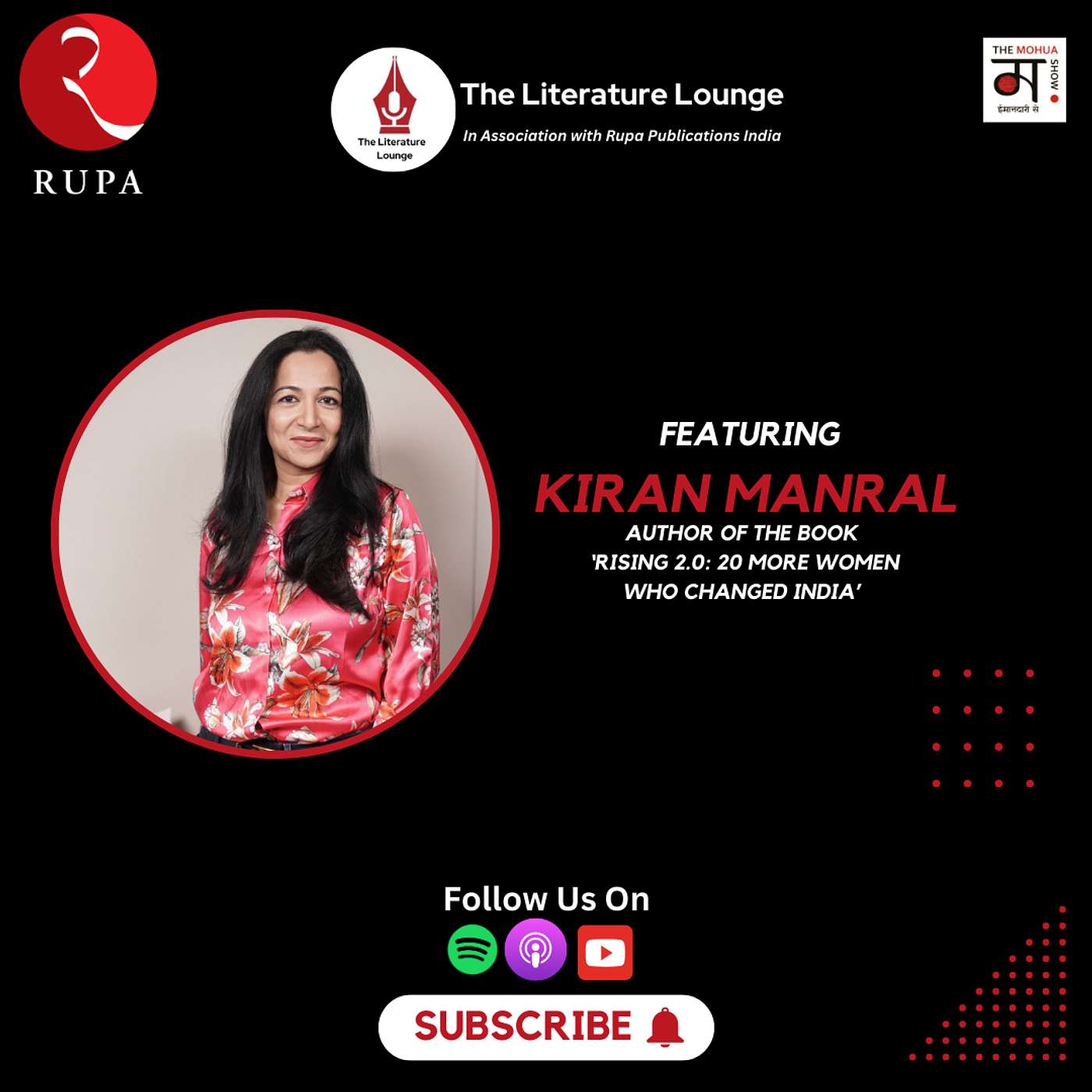 The Literature Lounge | Kiran Manral on Storytelling, Feminism, & Sisterhood | Ep 12 episode artwork