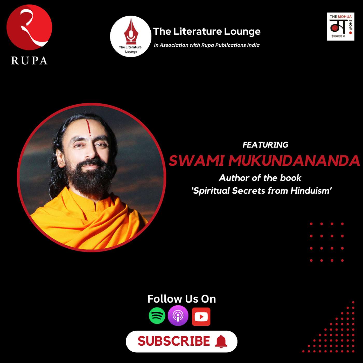The Literature Lounge | Swami Mukundananda on Spirituality,Mind Mastery, Vedic Wisdom, and the Pursuit of Eternal Bliss | Ep 09 episode artwork