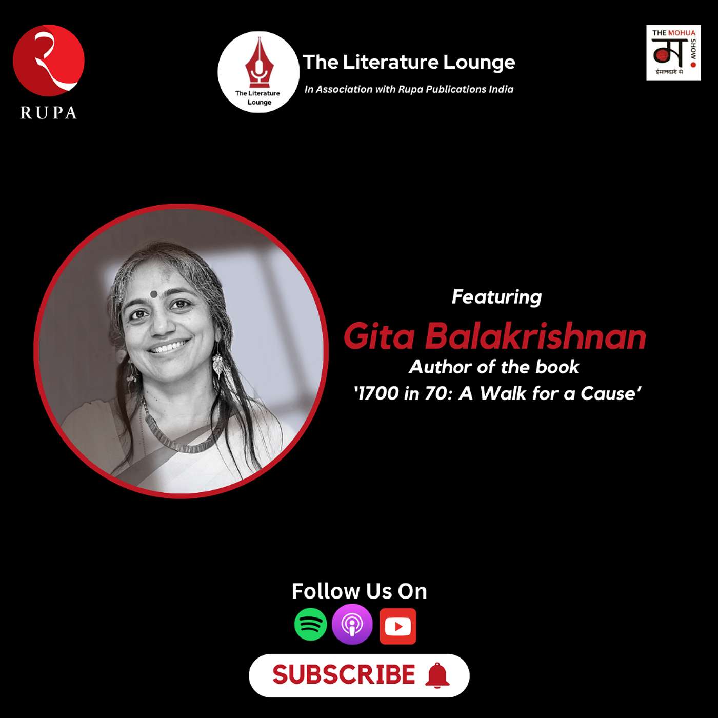The Literature Lounge: Is Indian Architecture Failing Us? Gita Balakrishnan’s 1700km Walk Reveals All | Ep 30 episode artwork