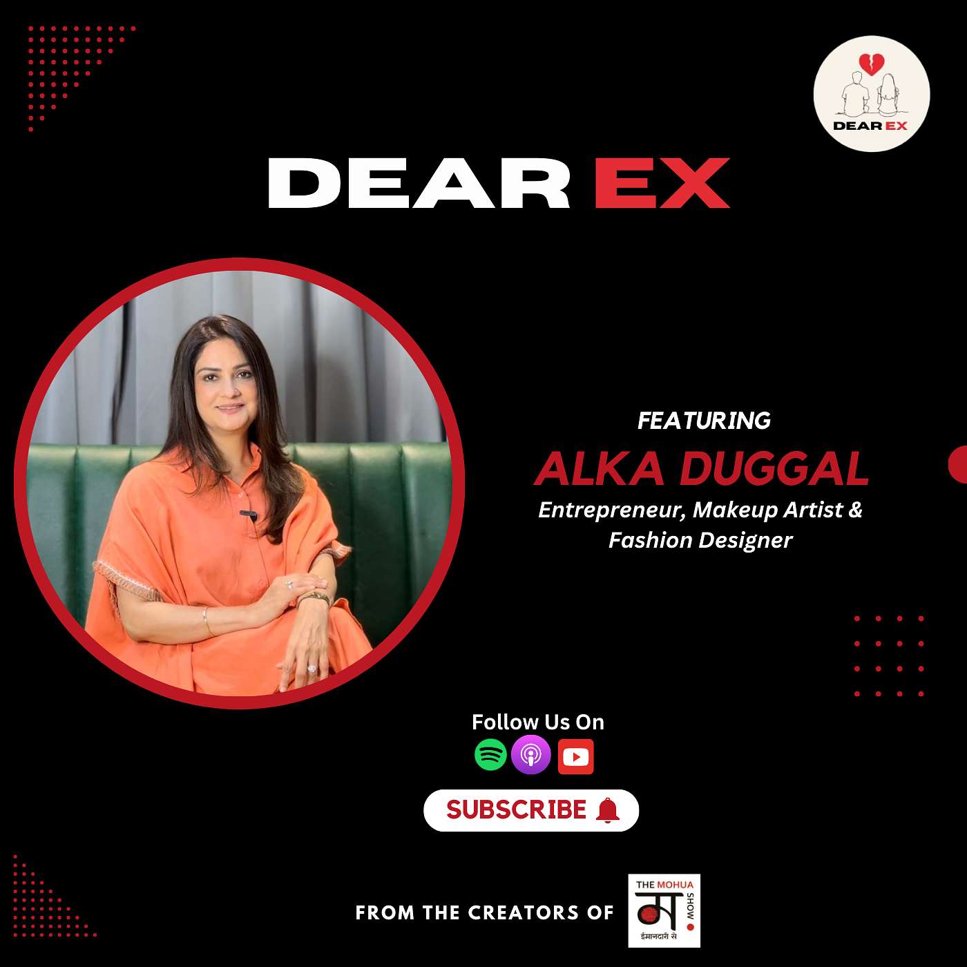 DearEX Podcast | Silent Divorce: Navigating the Unseen Challenges of Separation and Patriarchy with Alka Duggal | Ep 11 episode artwork