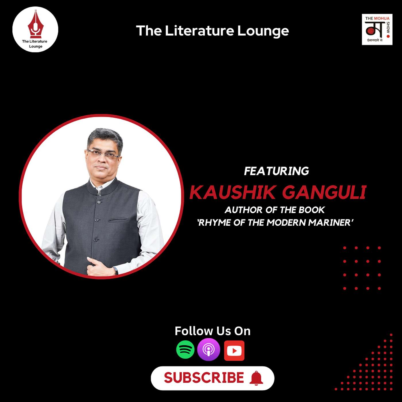 The Literature Lounge: The Publishing Industry's Secrets: What Kaushik Ganguli Learned the Hard Way | Ep 24 episode artwork