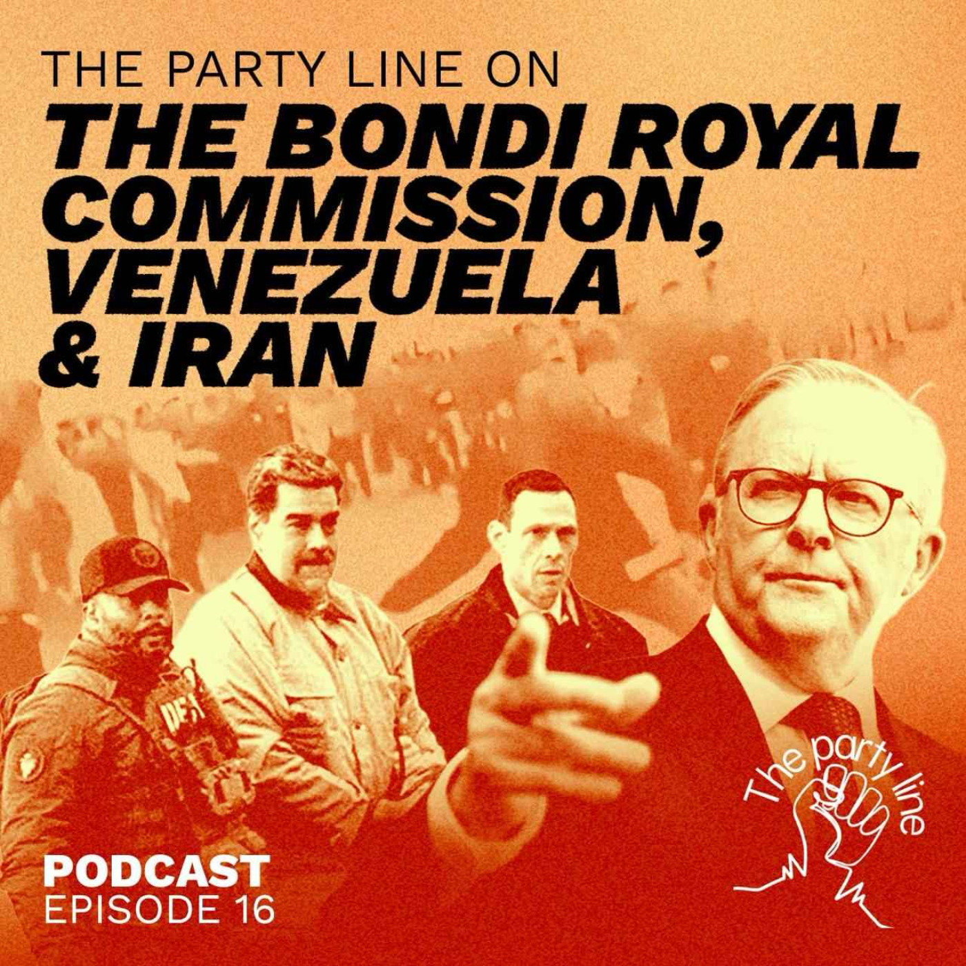 The Party Line on the Bondi Royal Commission, Venezuela & Iran episode artwork
