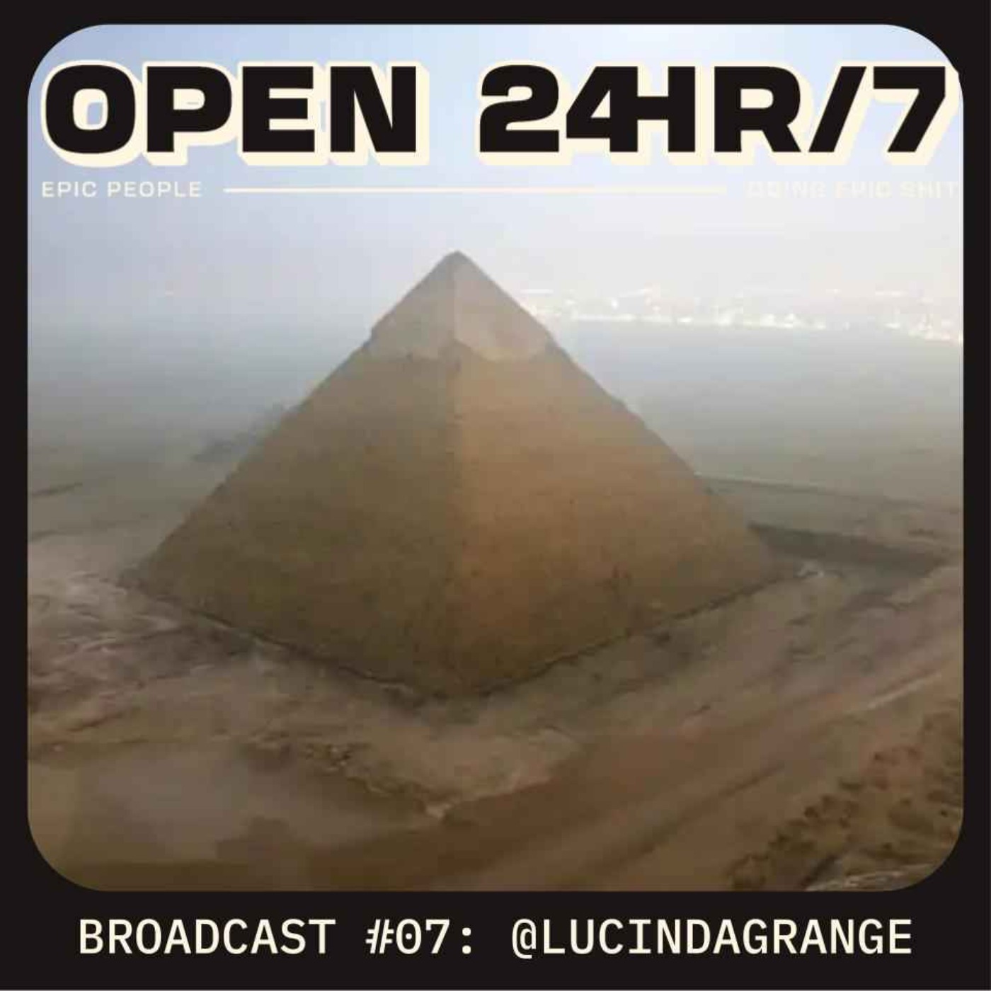 Climbing The Great Pyramid With @LUCINDAGRANGE