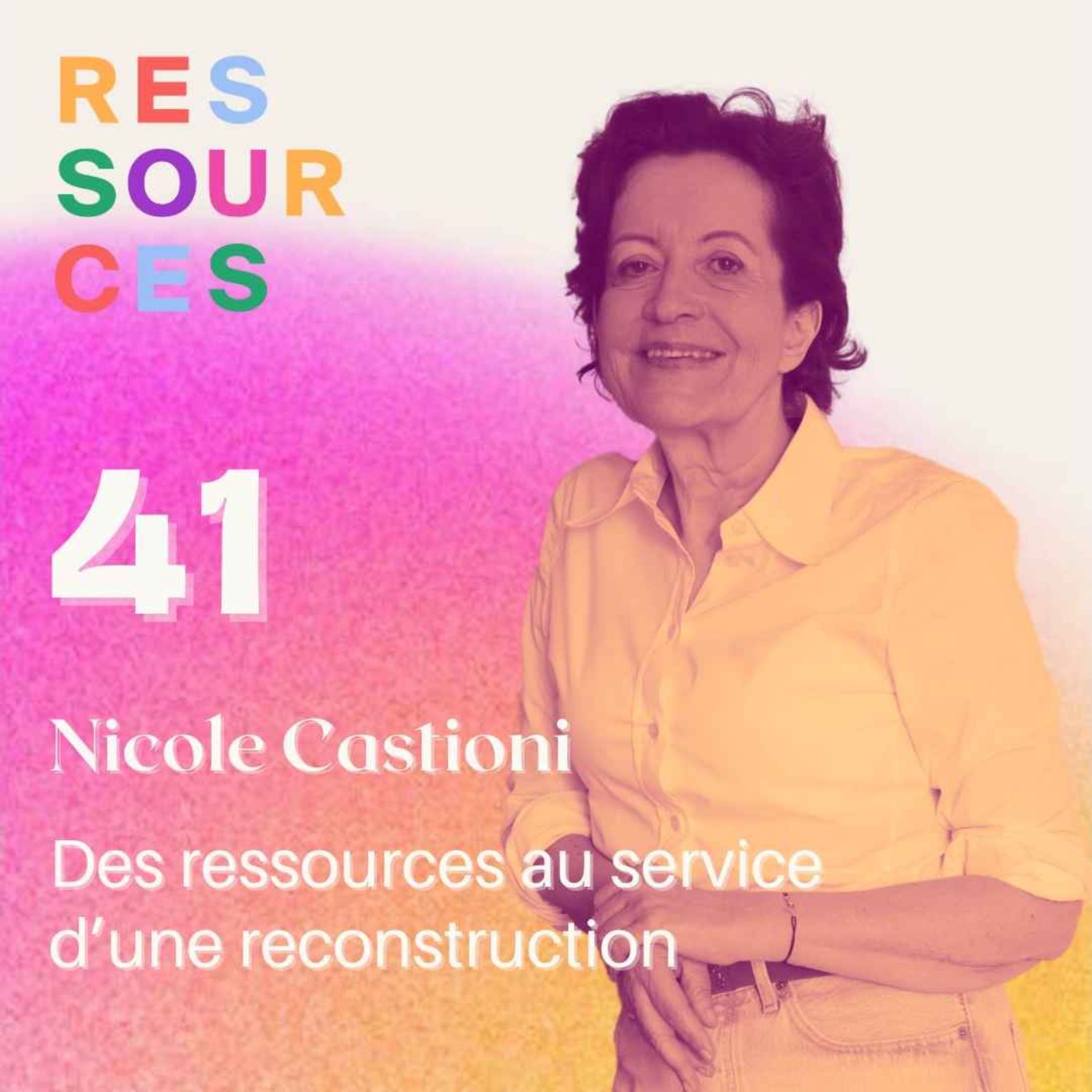 Nicole Castioni, Des ressources au service de sa reconstruction episode artwork