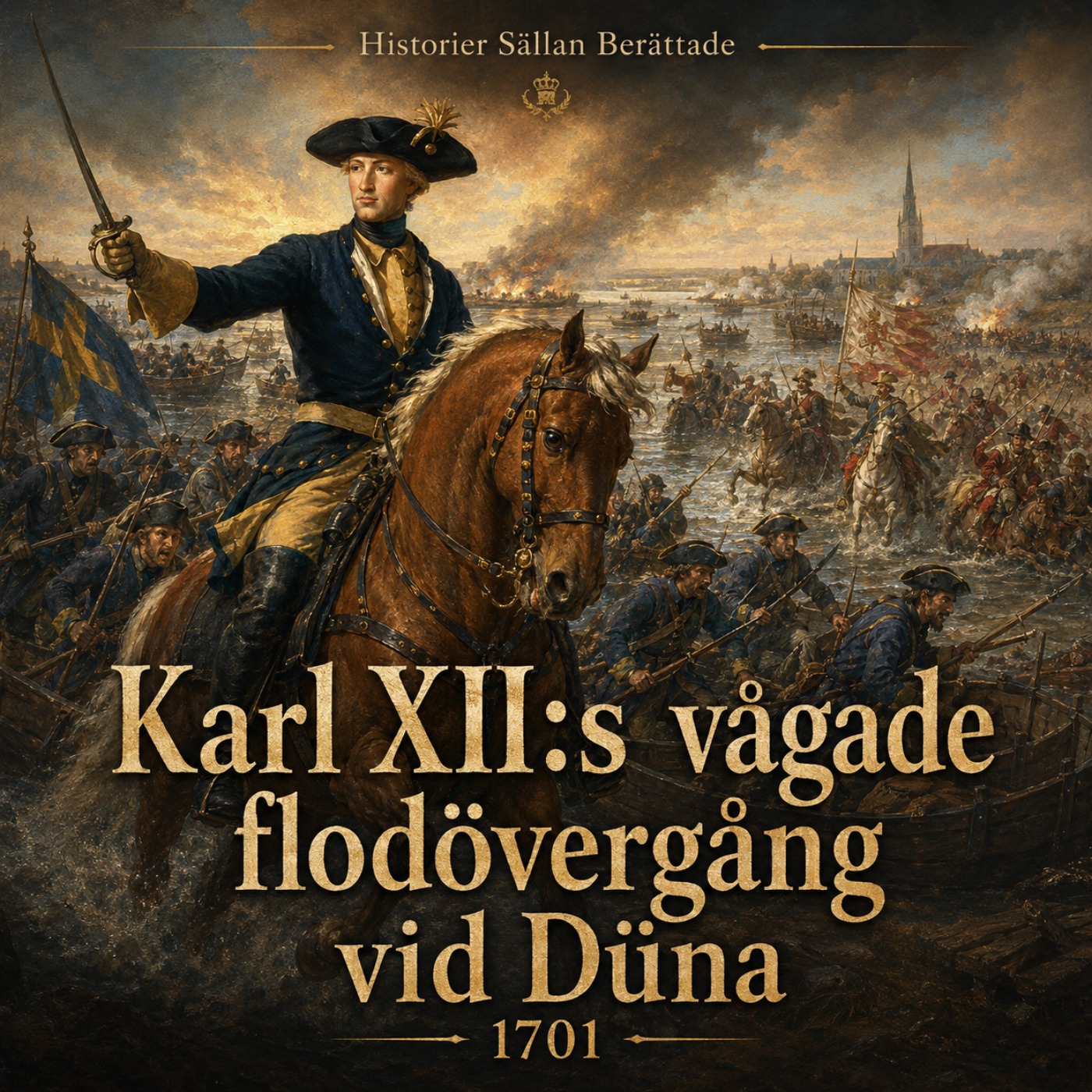 Karl XII:s vågade övergång av floden Düna